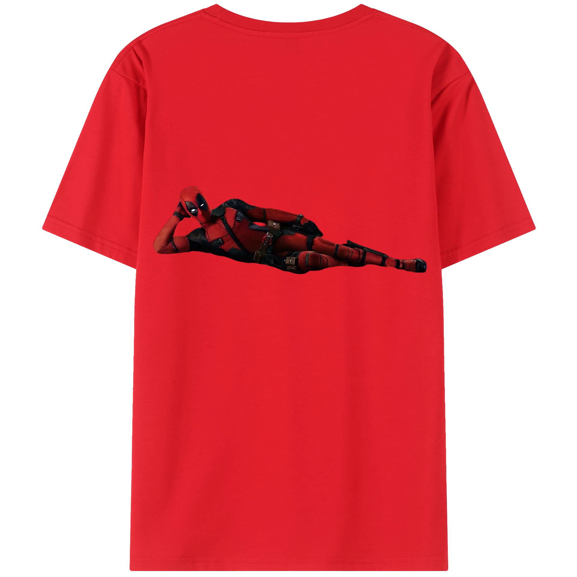 （画像用） Deadpool デッドプール レディース半袖Tシャツ(バックプリント)