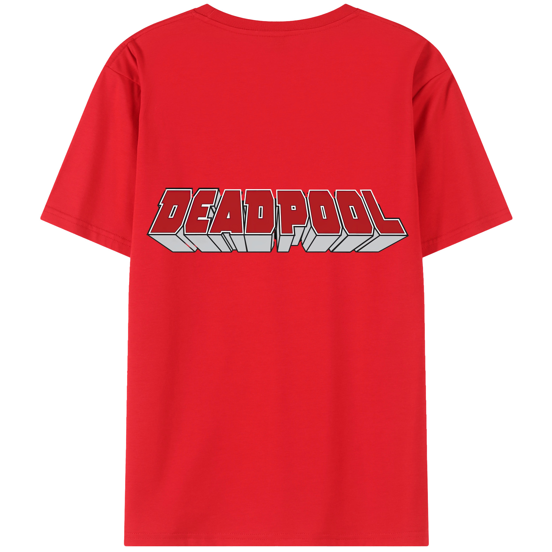 （画像用） Deadpool デッドプール レディース半袖Tシャツ(バックプリント)