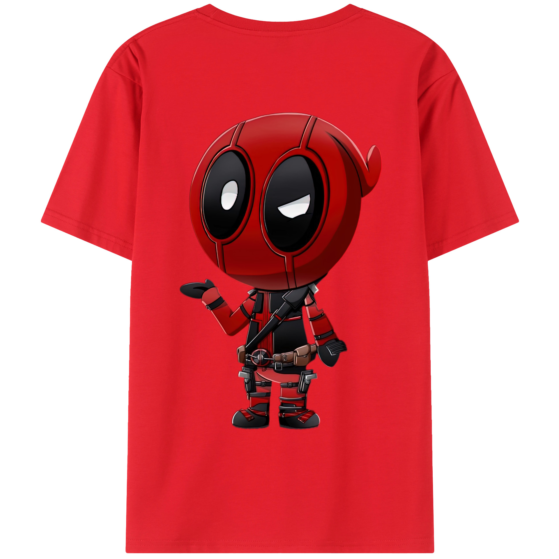 （画像用） Deadpool デッドプール レディース半袖Tシャツ(バックプリント)
