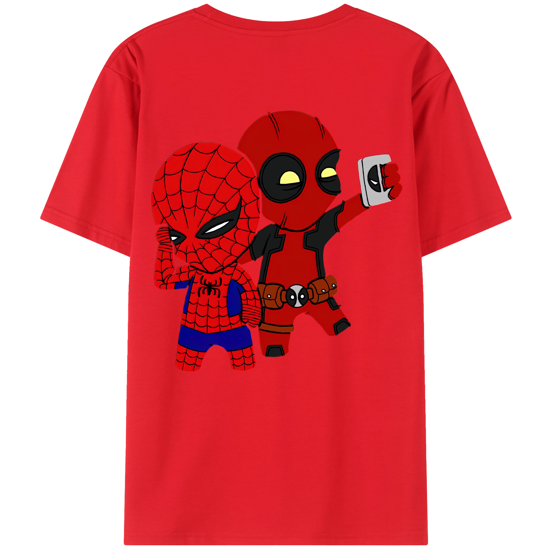 （画像用） Deadpool デッドプール レディース半袖Tシャツ(バックプリント)