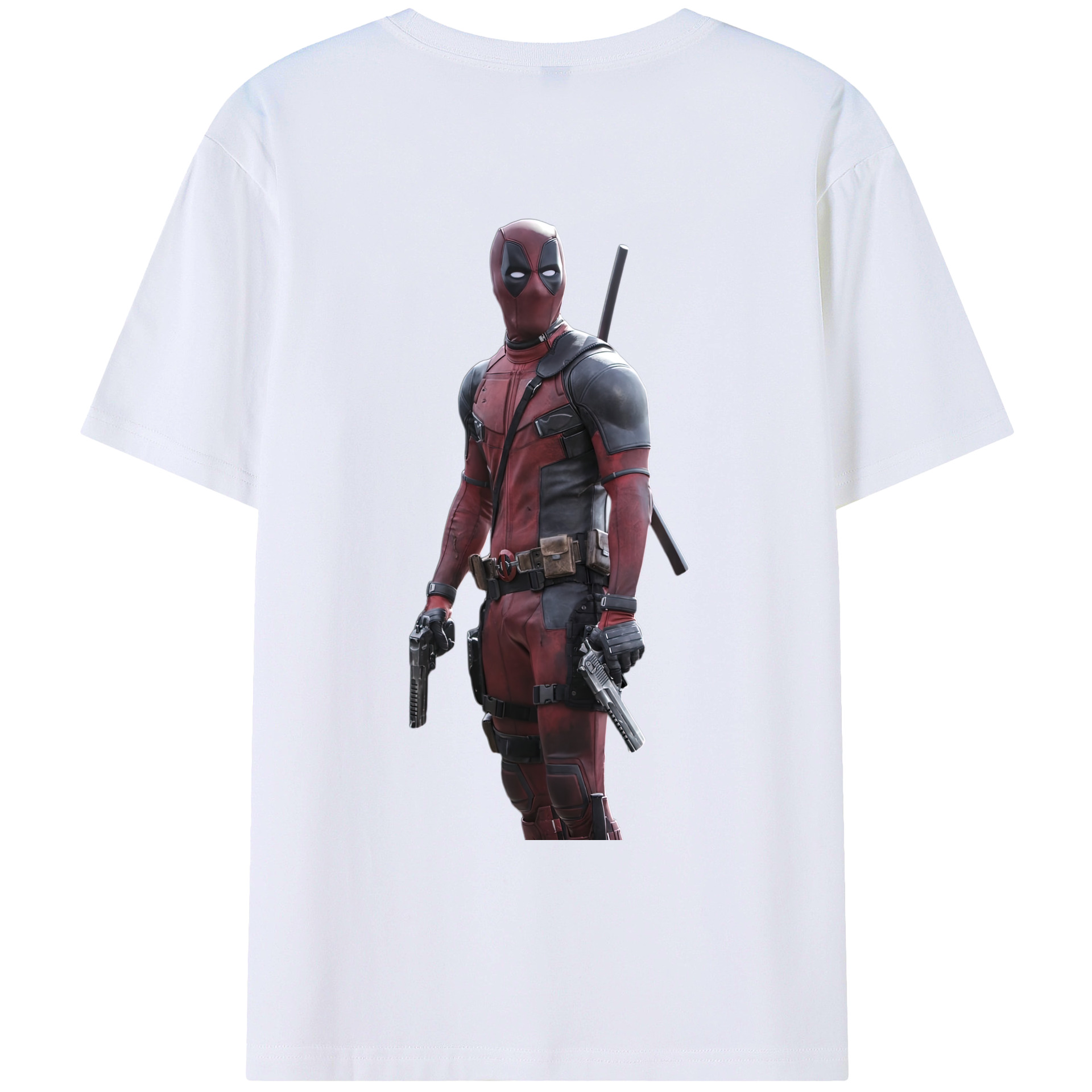 （画像用） Deadpool デッドプール レディース半袖Tシャツ(バックプリント)