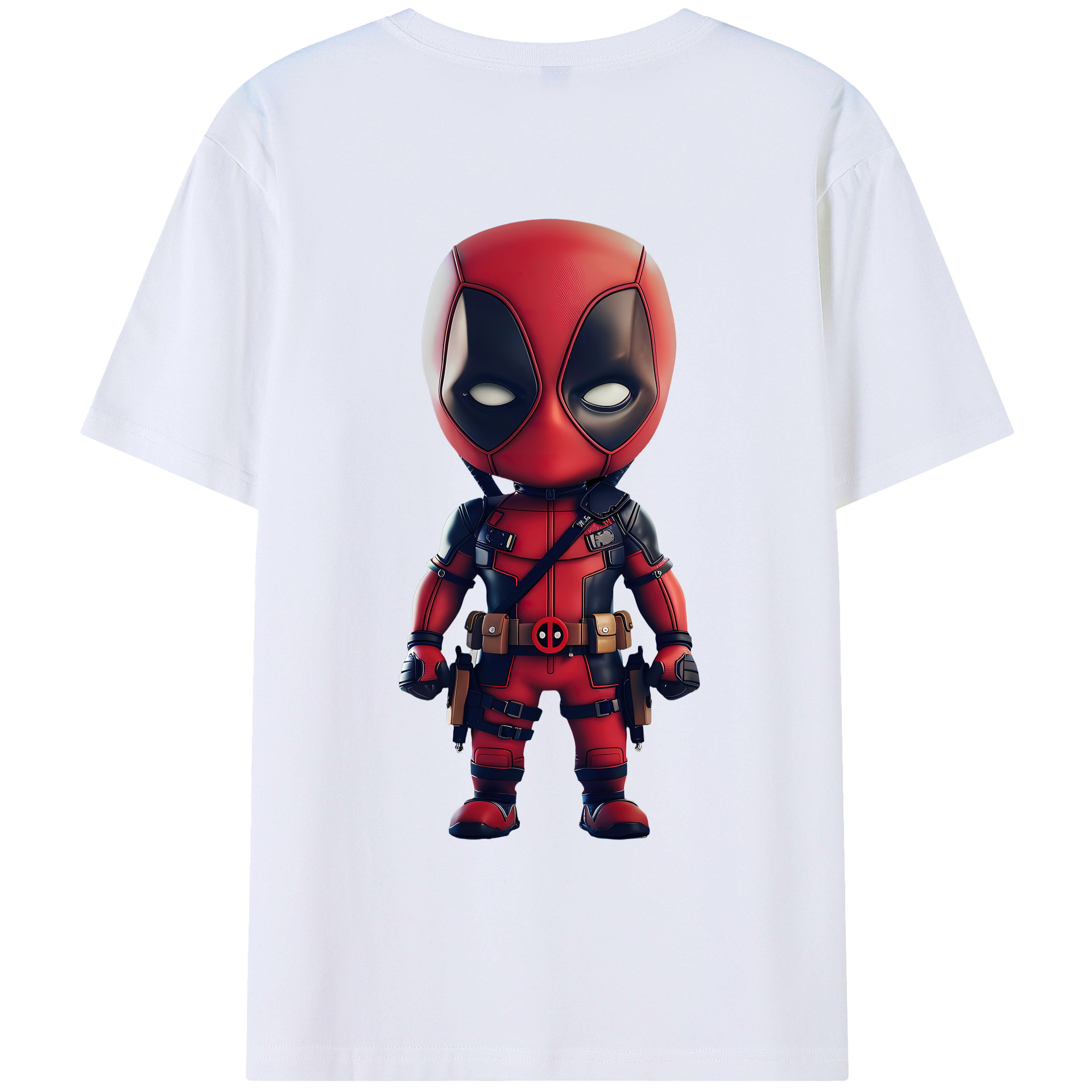 （画像用） Deadpool デッドプール レディース半袖Tシャツ(バックプリント)