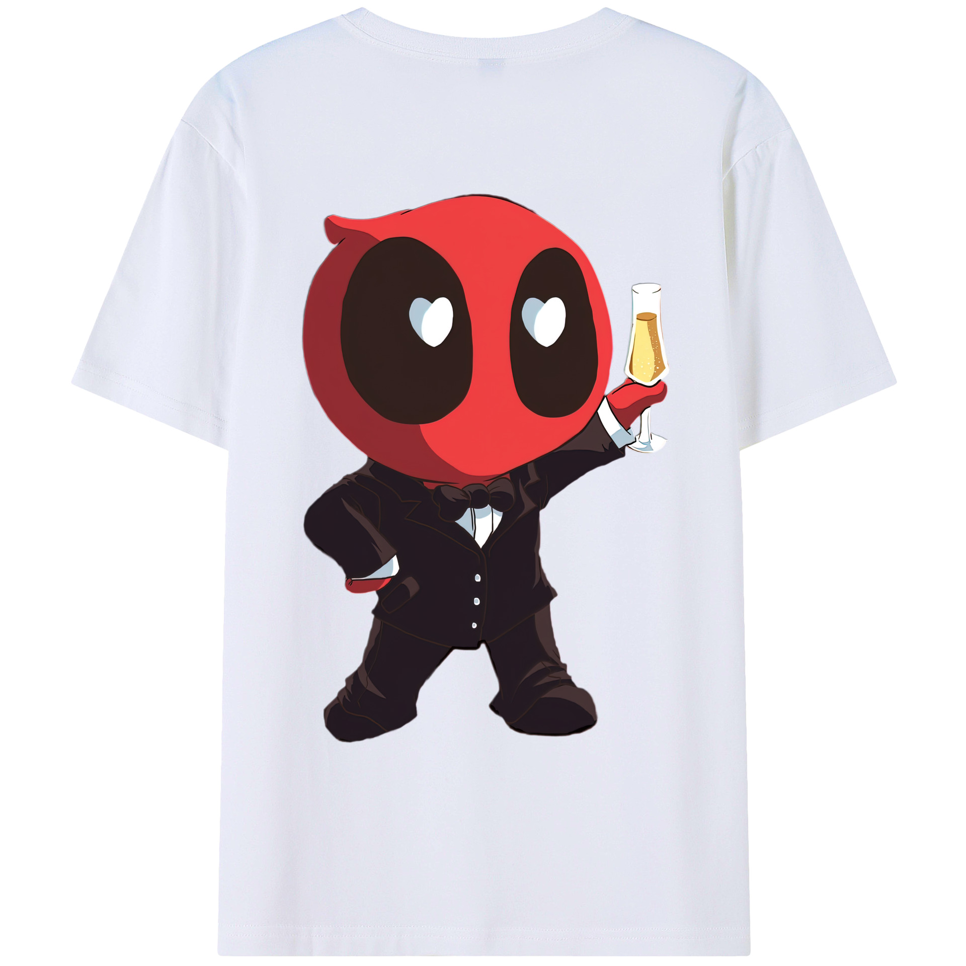 （画像用） Deadpool デッドプール レディース半袖Tシャツ(バックプリント)