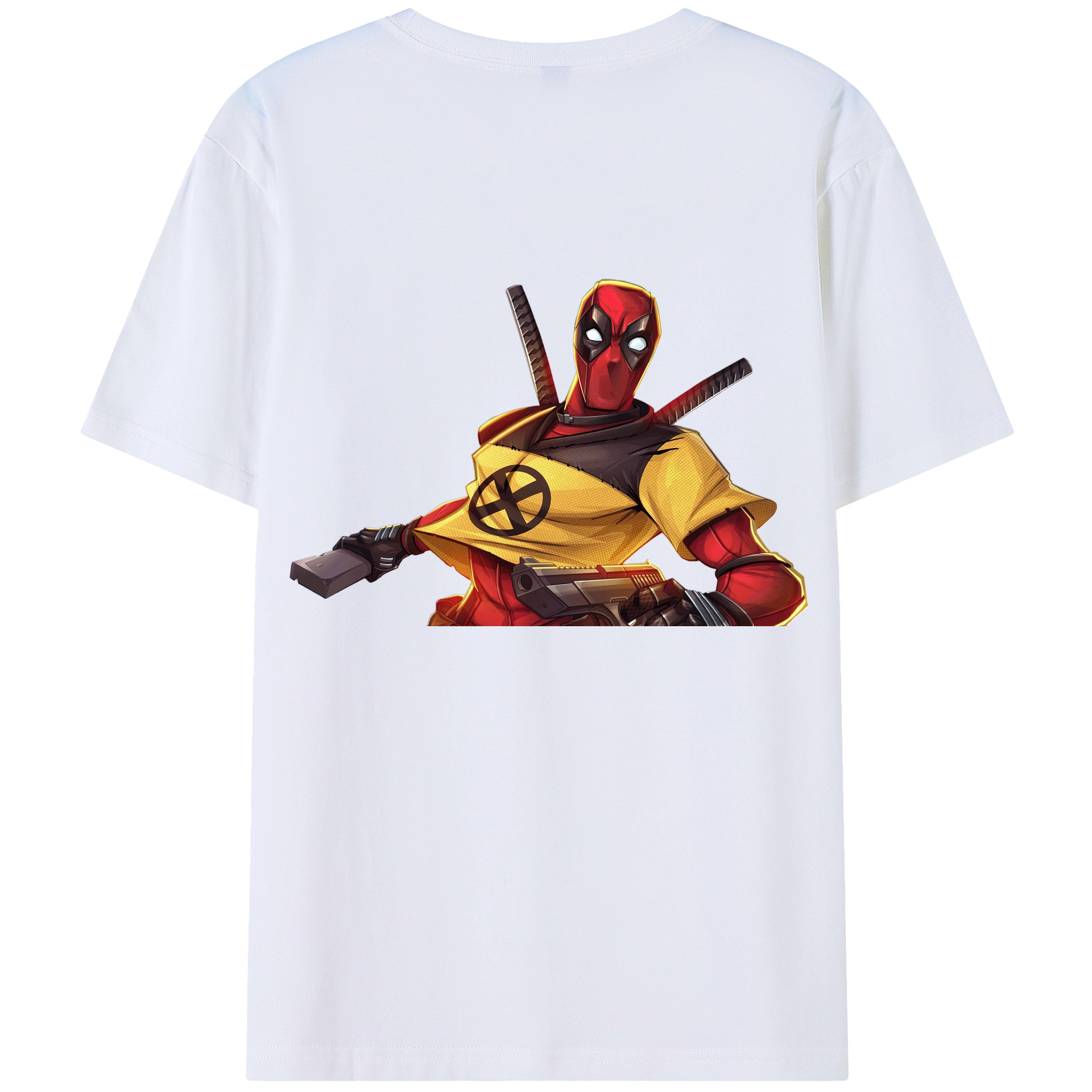 （画像用） Deadpool デッドプール レディース半袖Tシャツ(バックプリント)