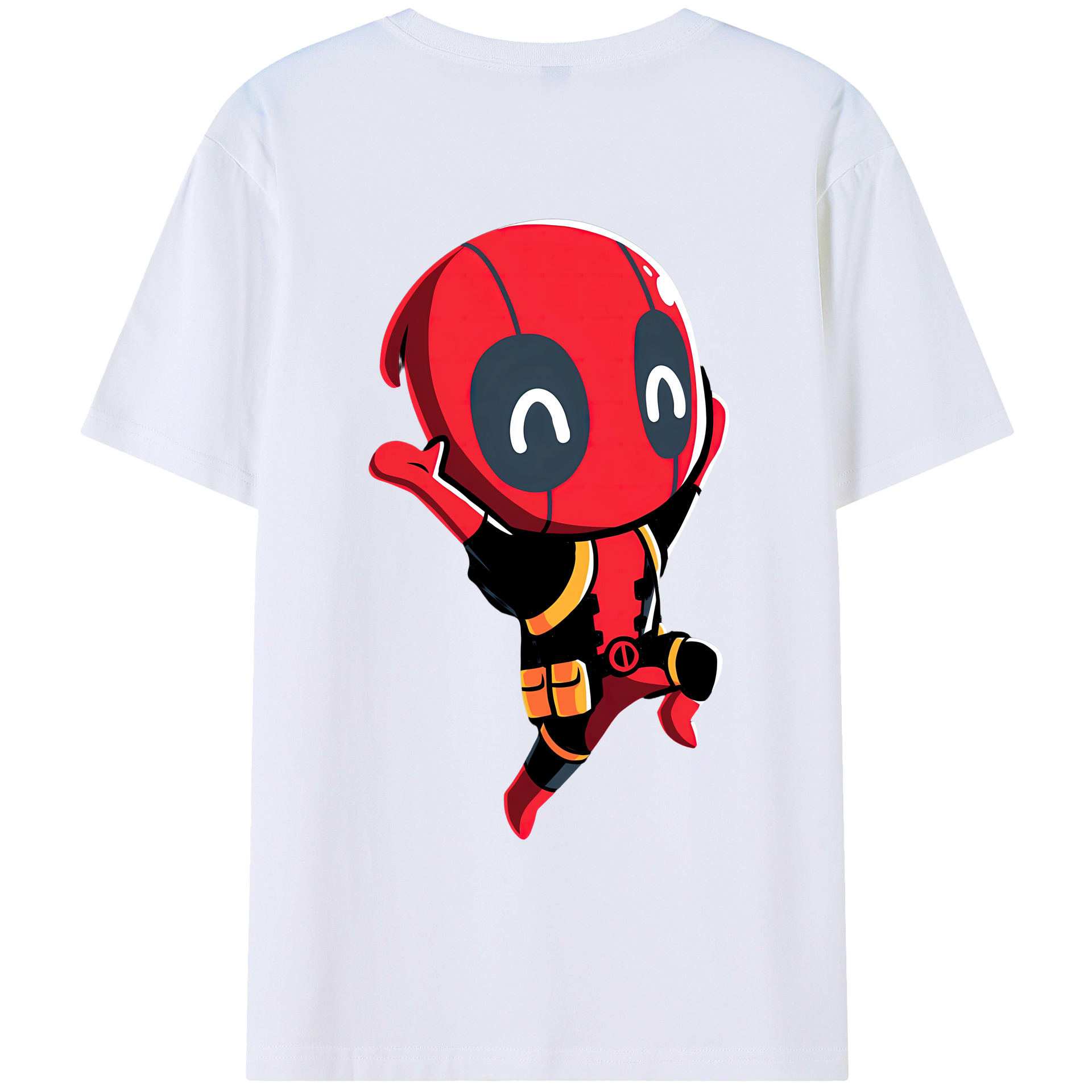 （画像用） Deadpool デッドプール レディース半袖Tシャツ(バックプリント)