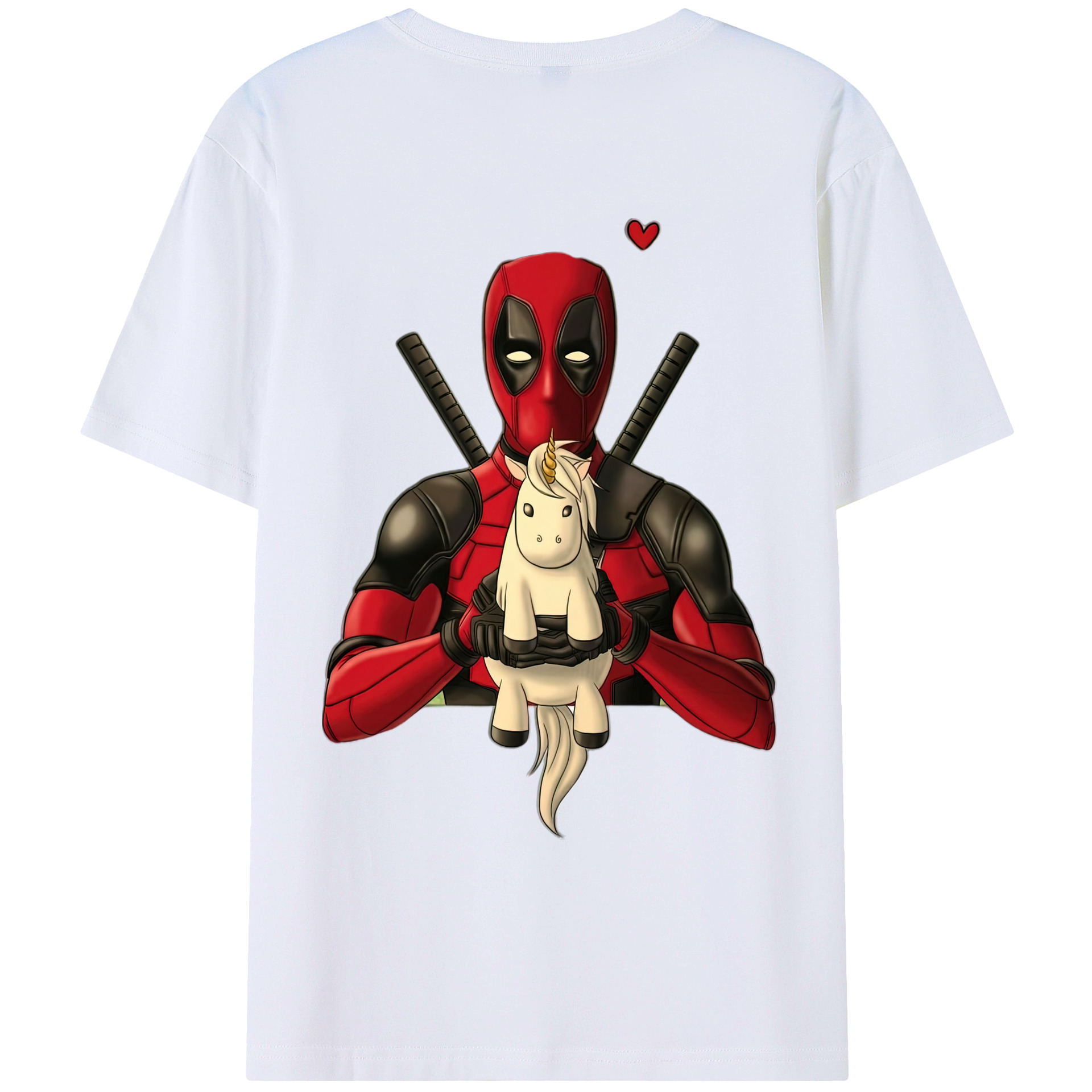 （画像用） Deadpool デッドプール レディース半袖Tシャツ(バックプリント)