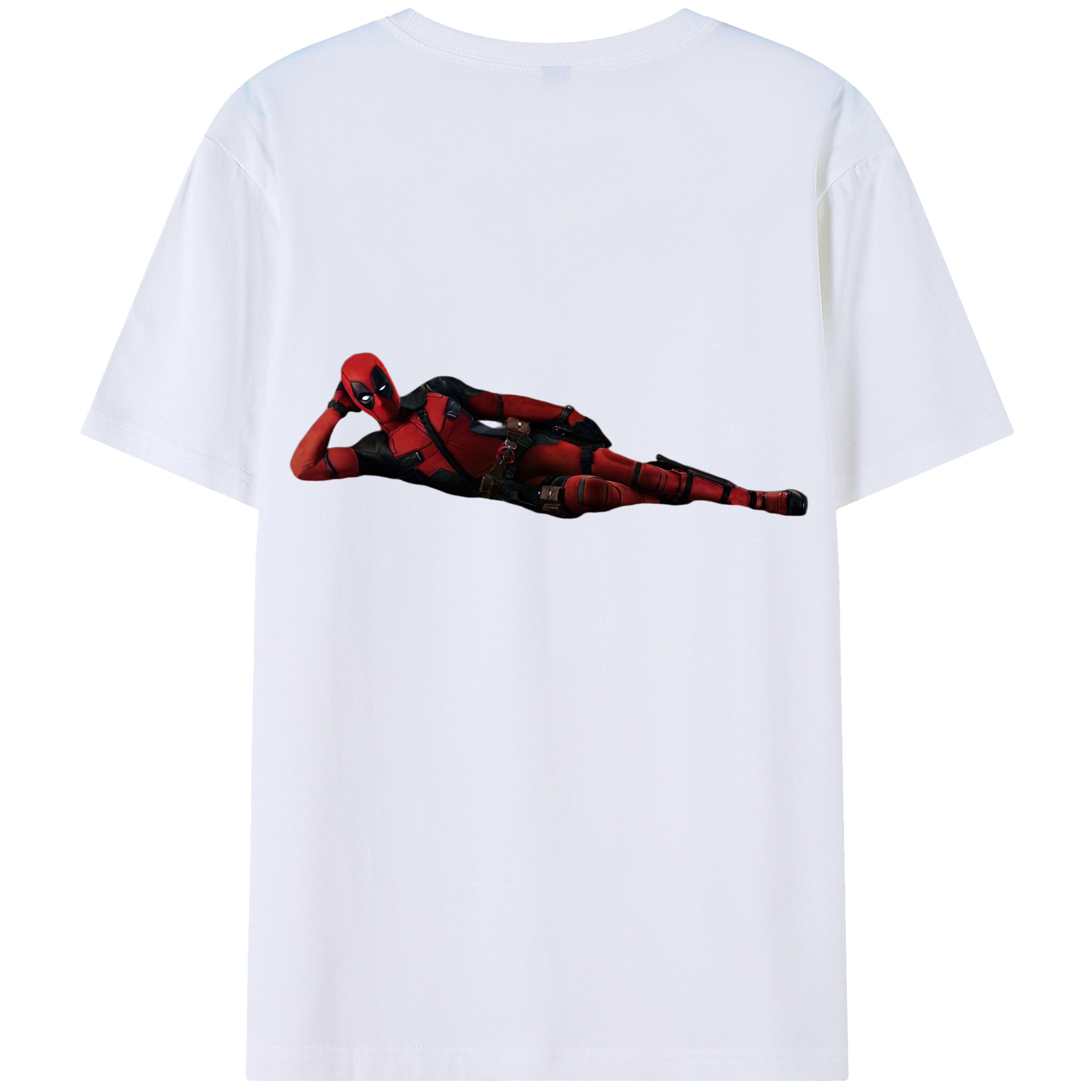 （画像用） Deadpool デッドプール レディース半袖Tシャツ(バックプリント)