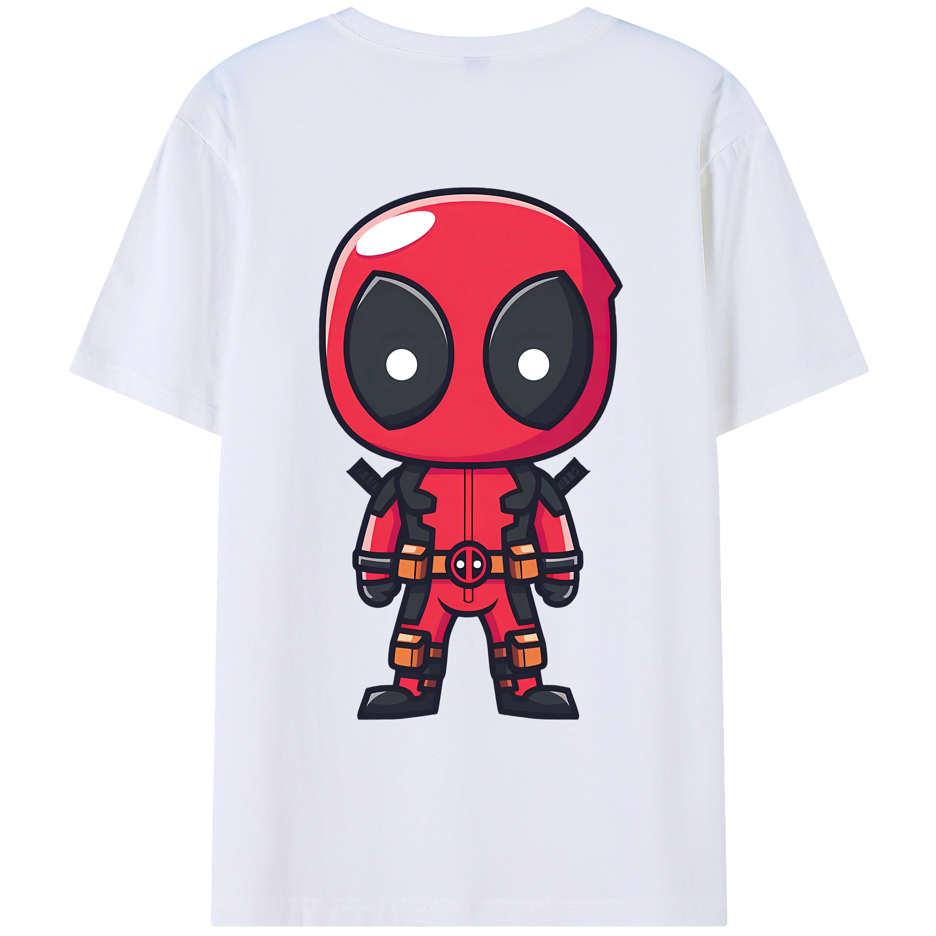 （画像用） Deadpool デッドプール レディース半袖Tシャツ(バックプリント)