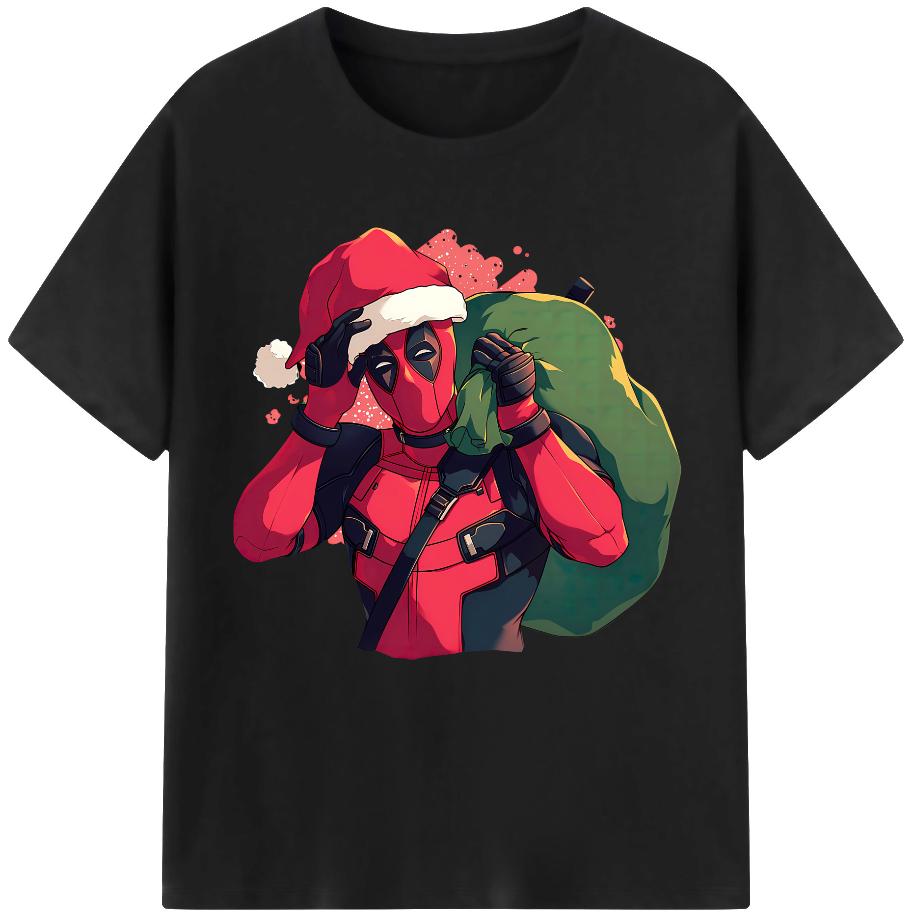 （画像用） Deadpool デッドプール レディースカジュアルプリントTシャツ（綿100％）
