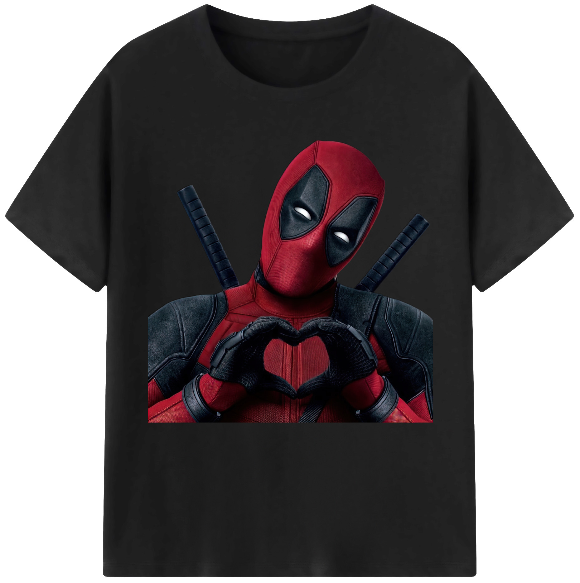 （画像用） Deadpool デッドプール レディースカジュアルプリントTシャツ（綿100％）