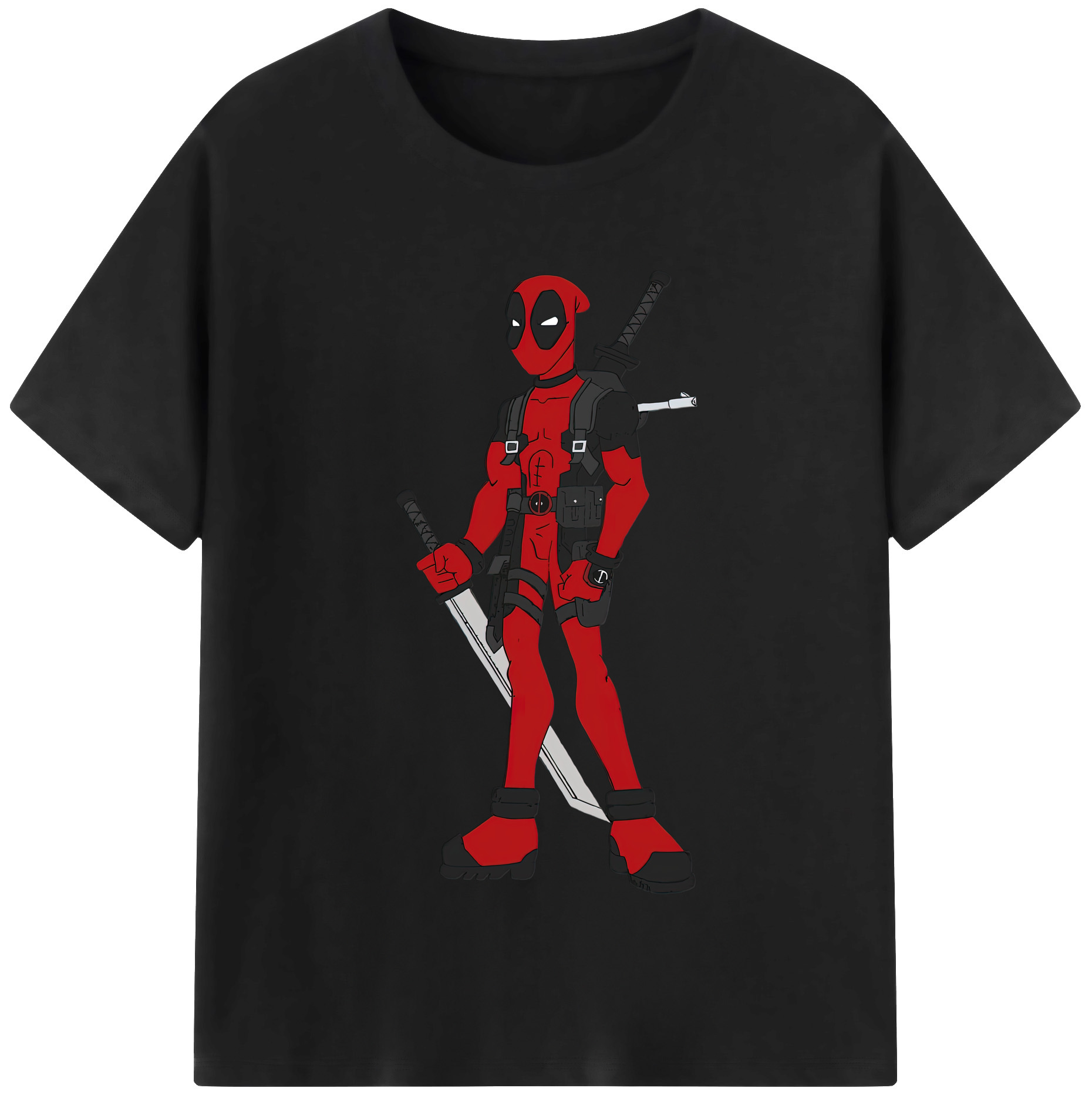 （画像用） Deadpool デッドプール レディースカジュアルプリントTシャツ（綿100％）