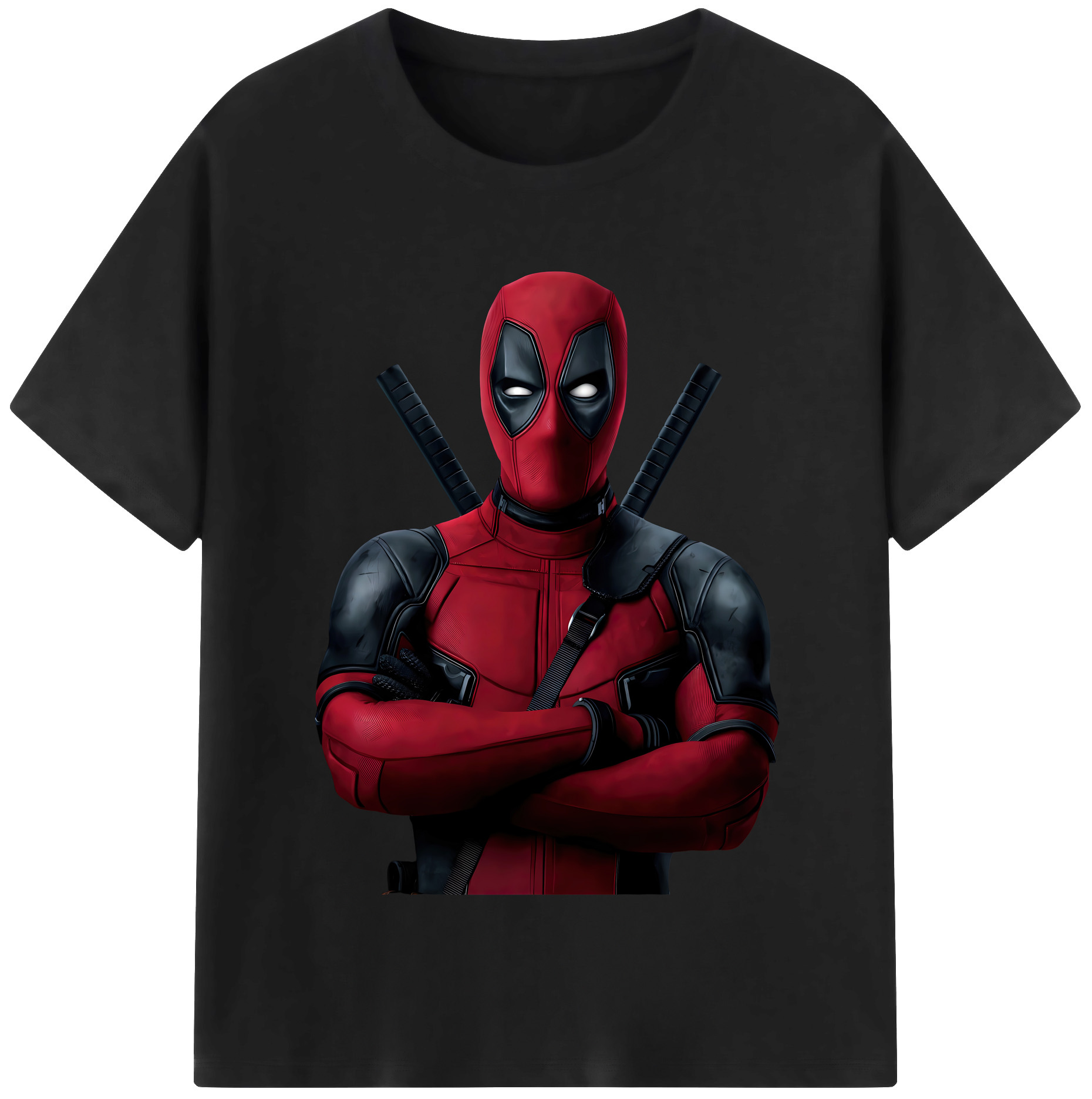 （画像用） Deadpool デッドプール レディースカジュアルプリントTシャツ（綿100％）