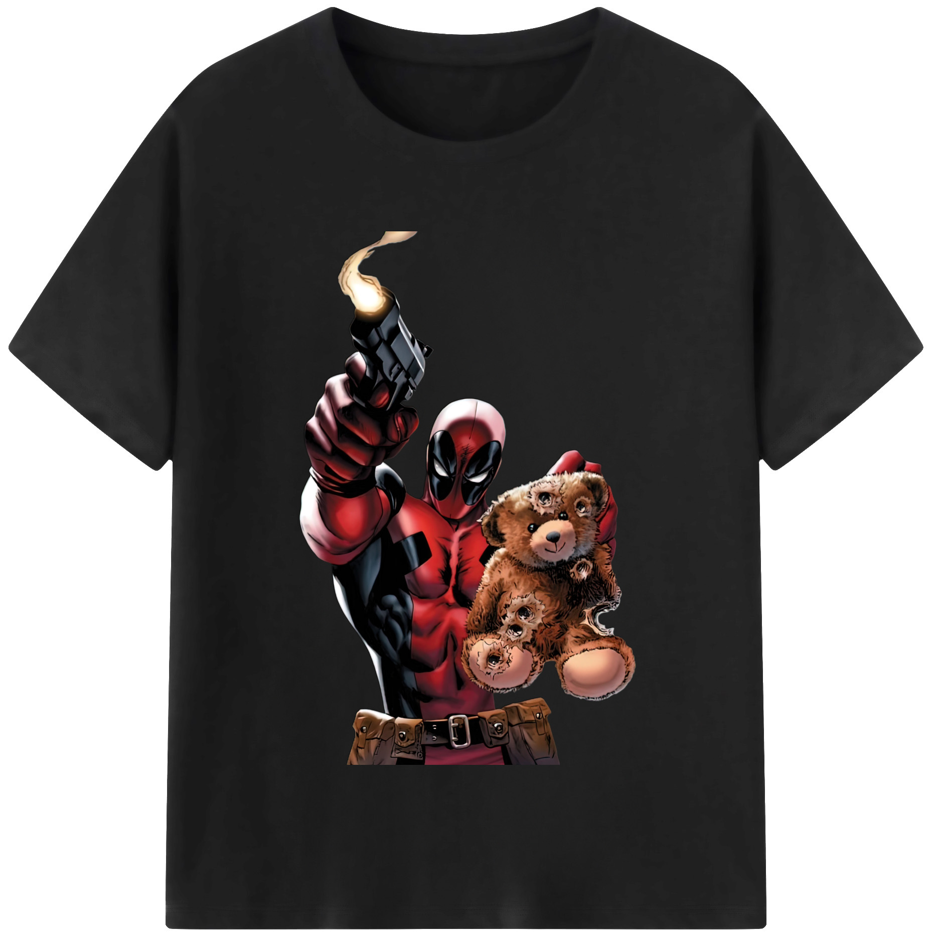（画像用） Deadpool デッドプール レディースカジュアルプリントTシャツ（綿100％）
