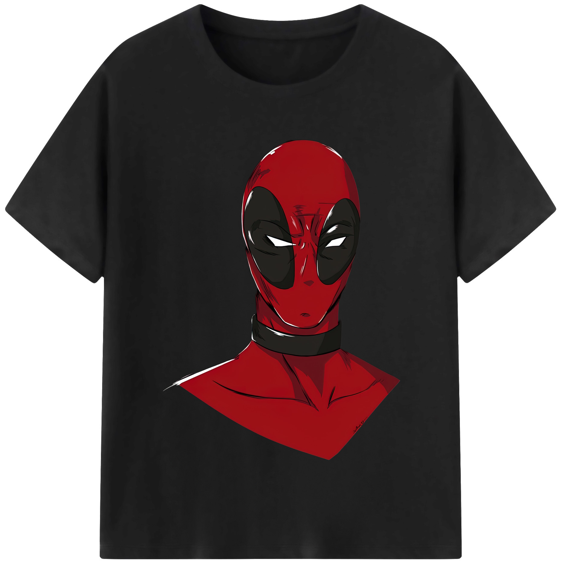 （画像用） Deadpool デッドプール レディースカジュアルプリントTシャツ（綿100％）