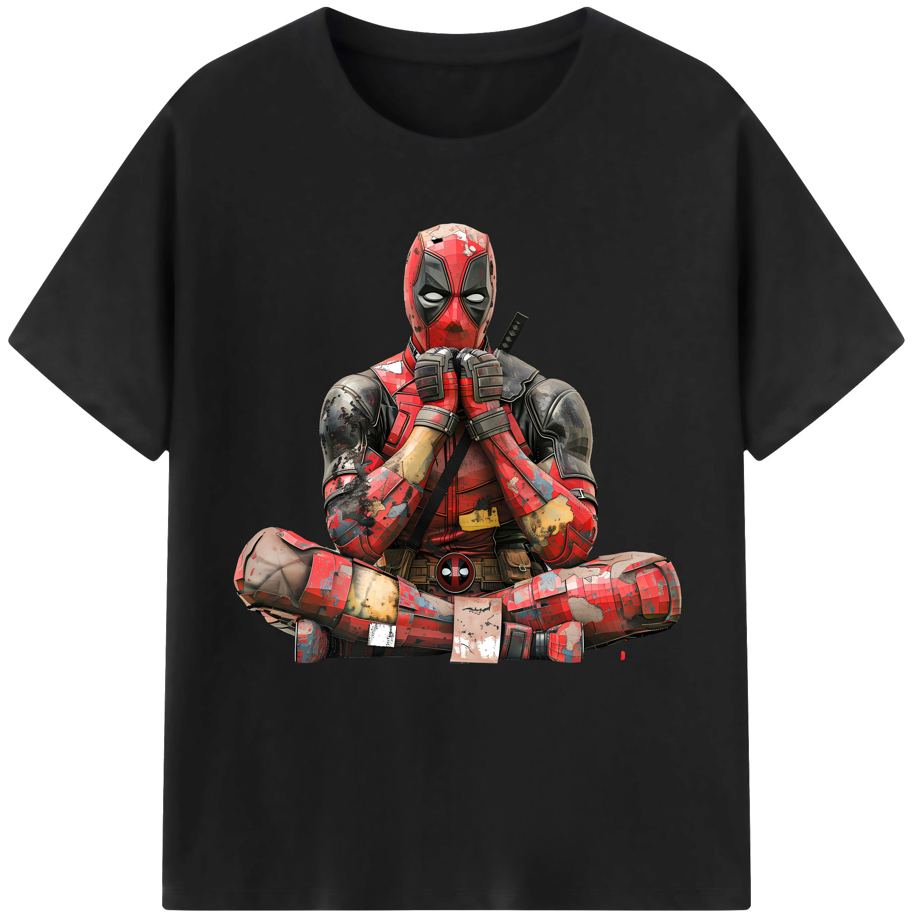 （画像用） Deadpool デッドプール レディースカジュアルプリントTシャツ（綿100％）