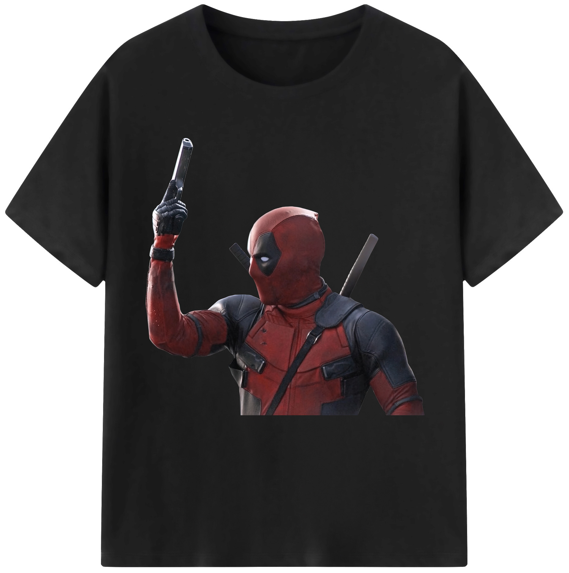 （画像用） Deadpool デッドプール レディースカジュアルプリントTシャツ（綿100％）