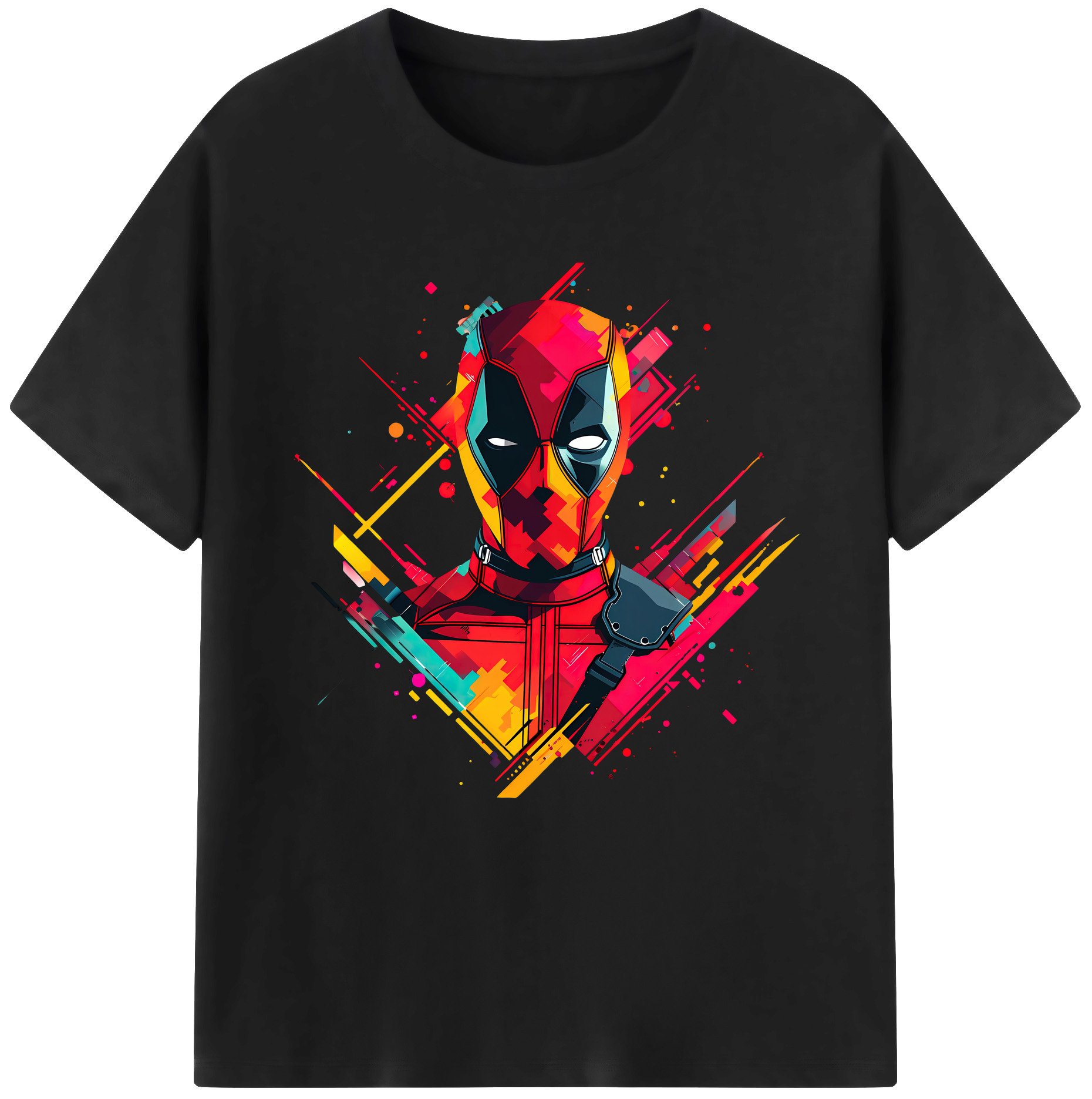 （画像用） Deadpool デッドプール レディースカジュアルプリントTシャツ（綿100％）