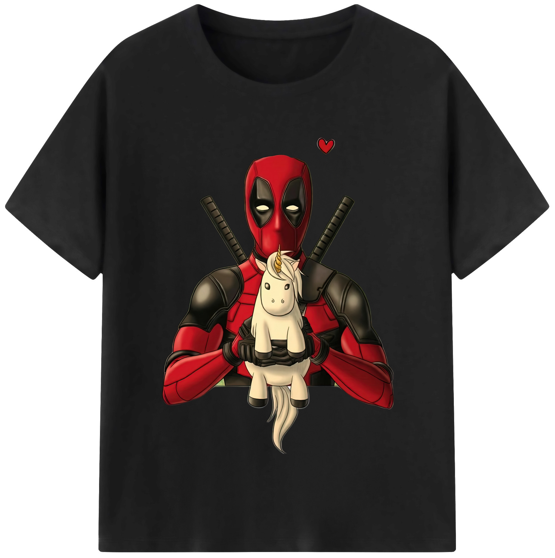 （画像用） Deadpool デッドプール レディースカジュアルプリントTシャツ（綿100％）