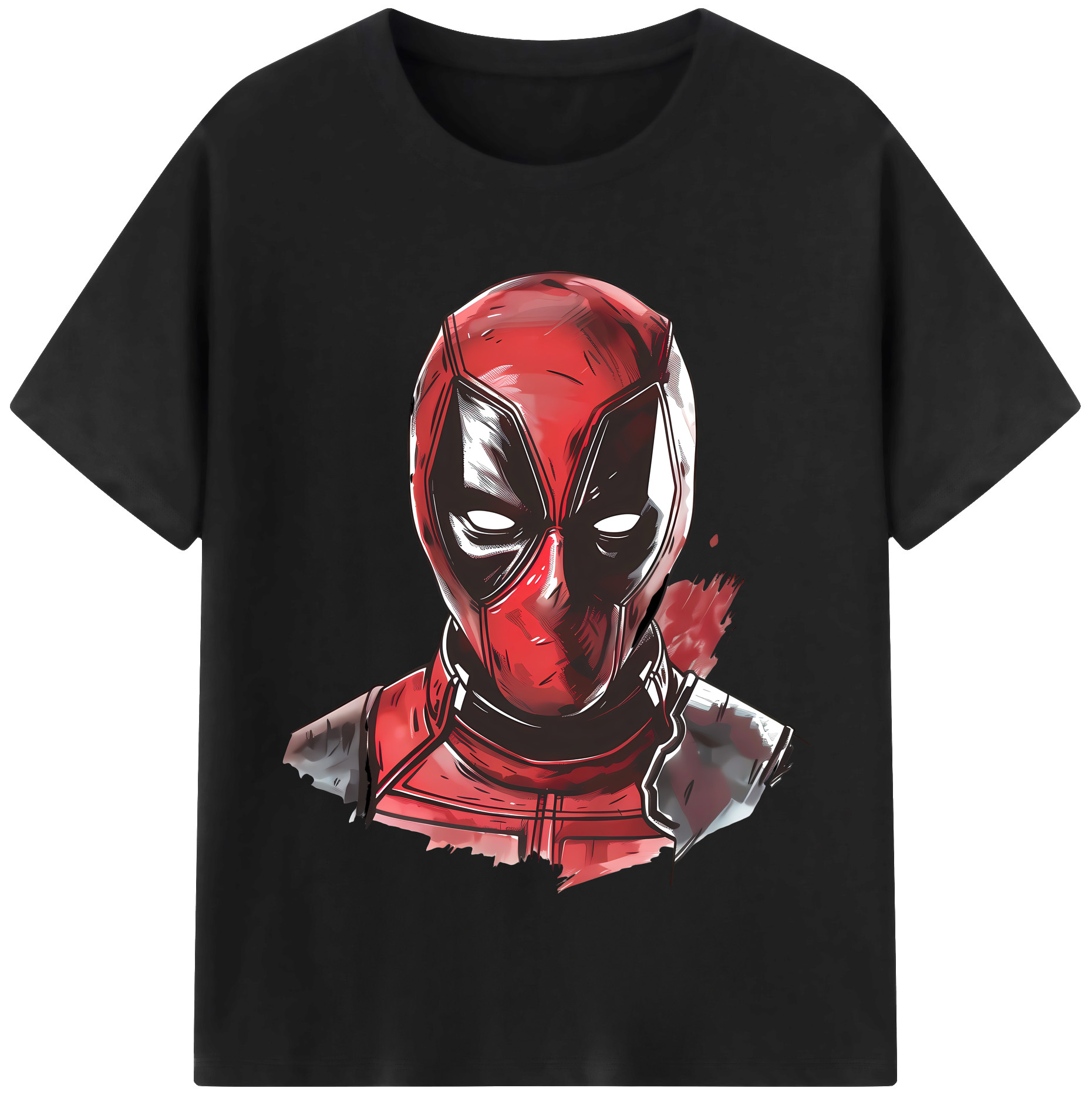 （画像用） Deadpool デッドプール レディースカジュアルプリントTシャツ（綿100％）