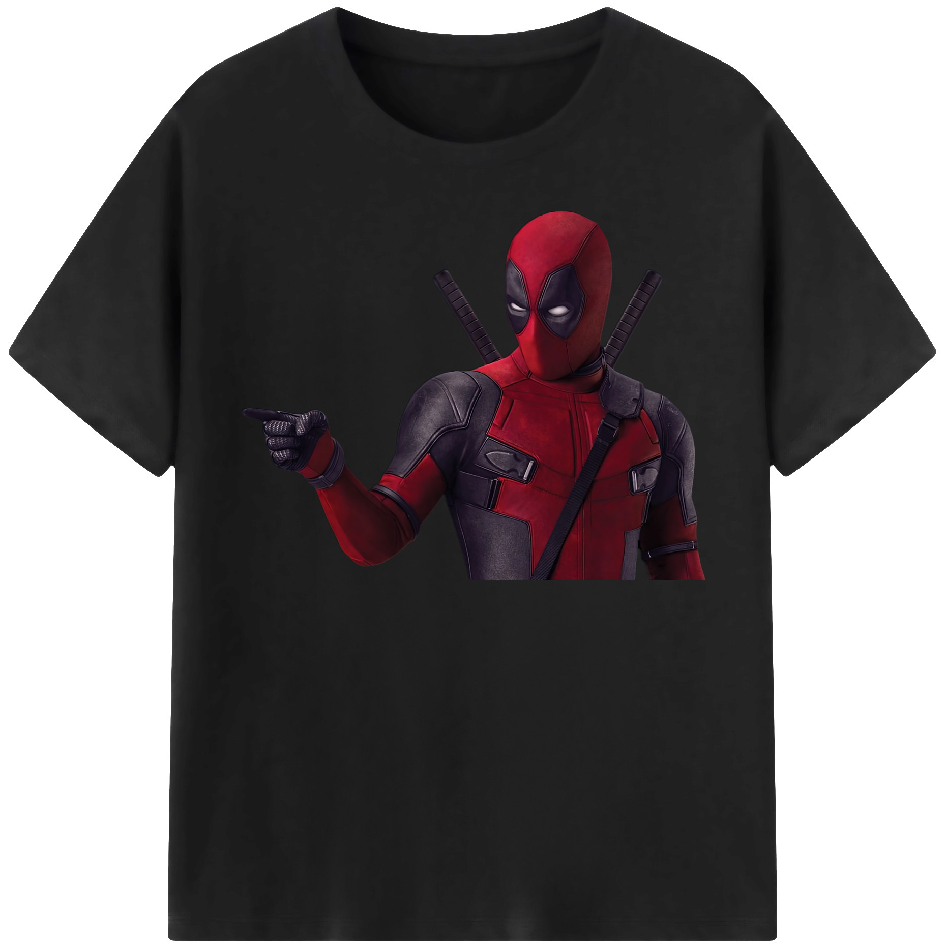 （画像用） Deadpool デッドプール レディースカジュアルプリントTシャツ（綿100％）
