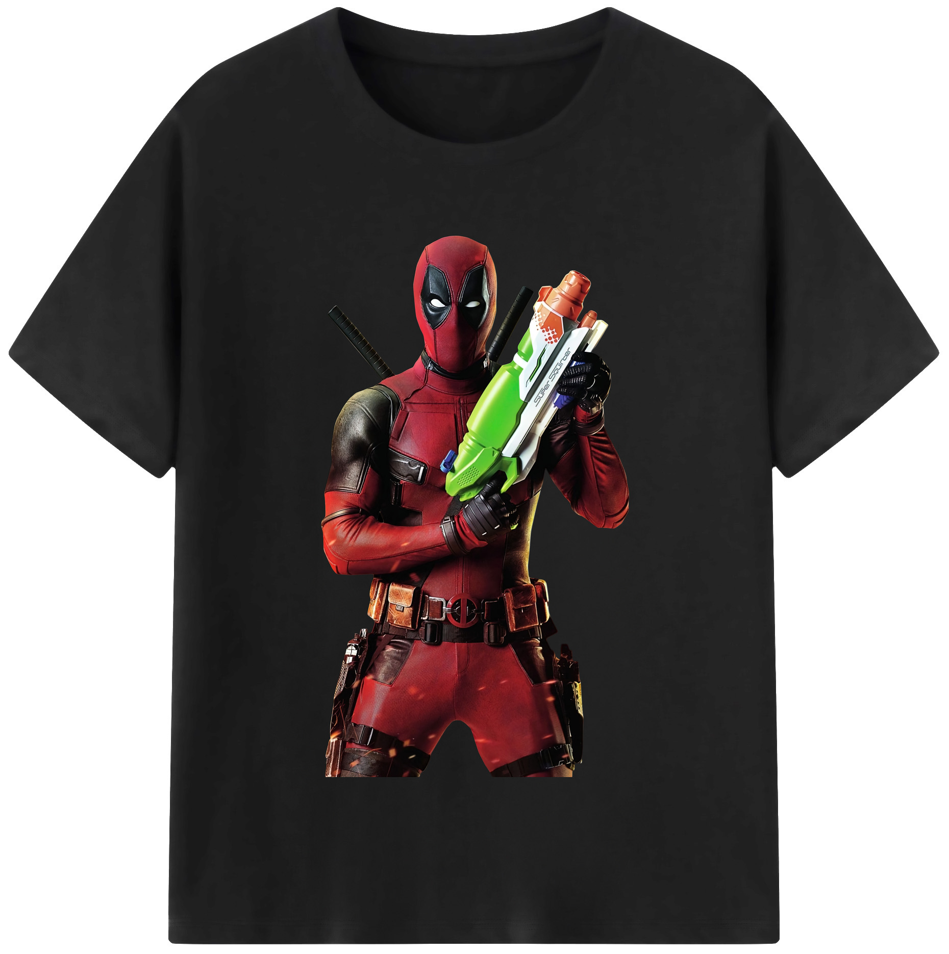 （画像用） Deadpool デッドプール レディースカジュアルプリントTシャツ（綿100％）