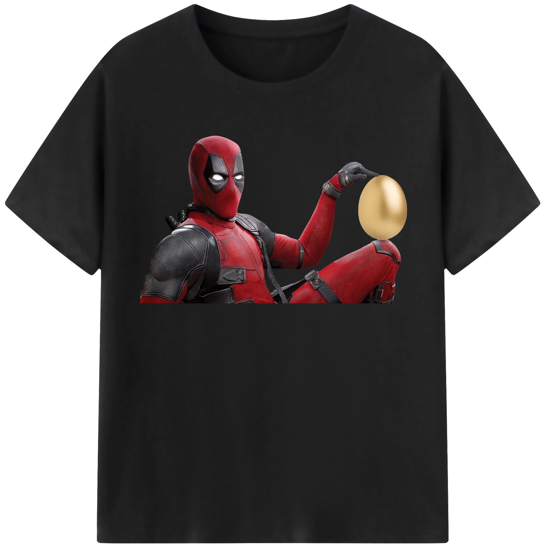 （画像用） Deadpool デッドプール レディースカジュアルプリントTシャツ（綿100％）