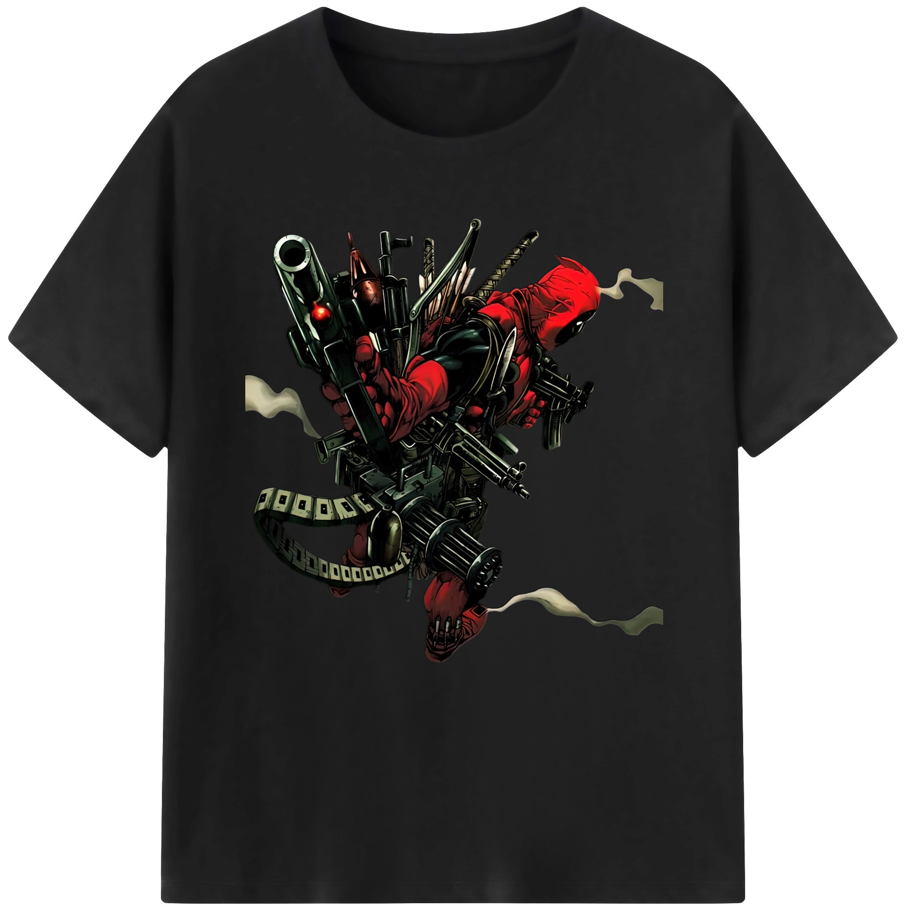 （画像用） Deadpool デッドプール レディースカジュアルプリントTシャツ（綿100％）