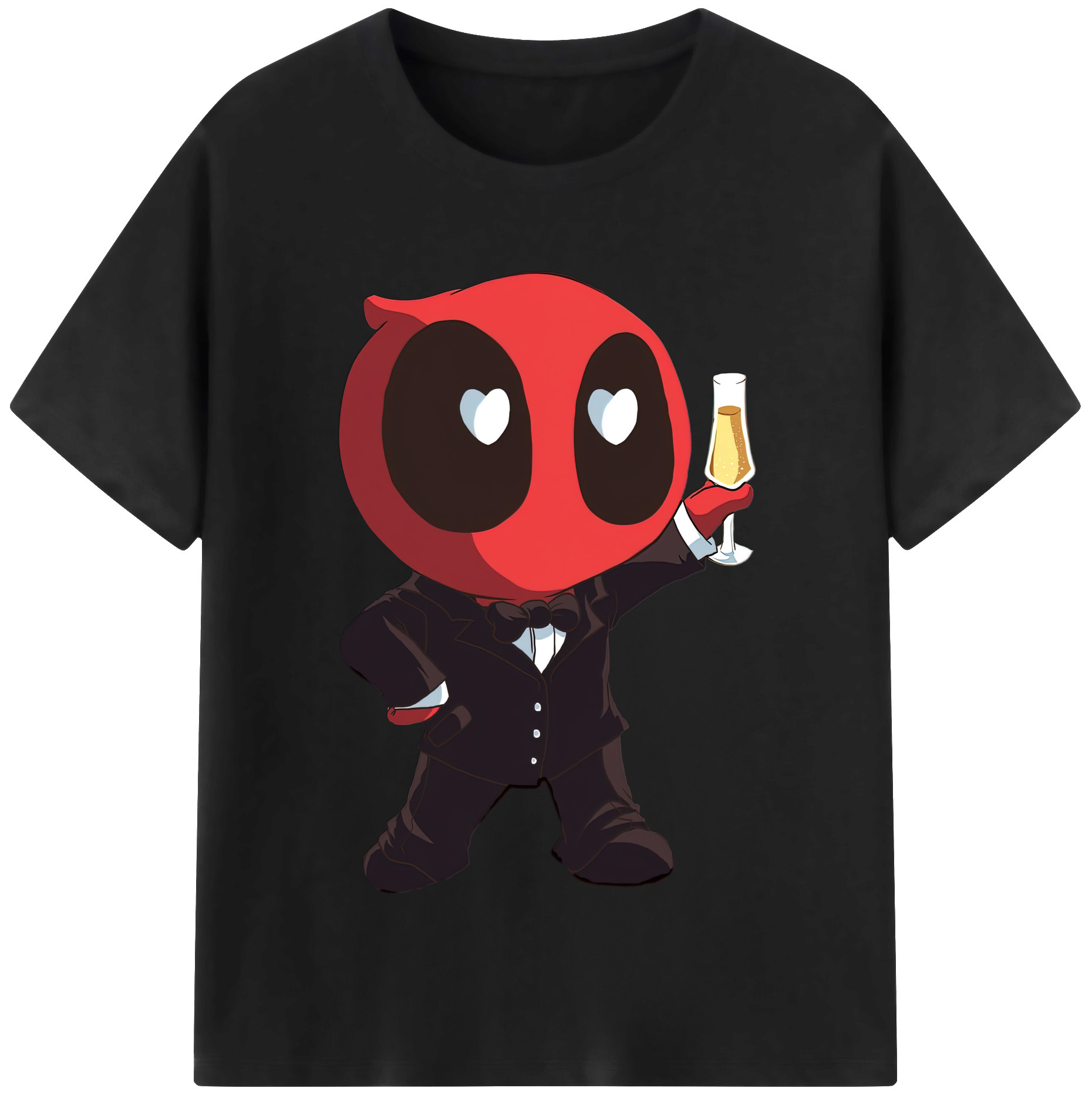（画像用） Deadpool デッドプール レディースカジュアルプリントTシャツ（綿100％）
