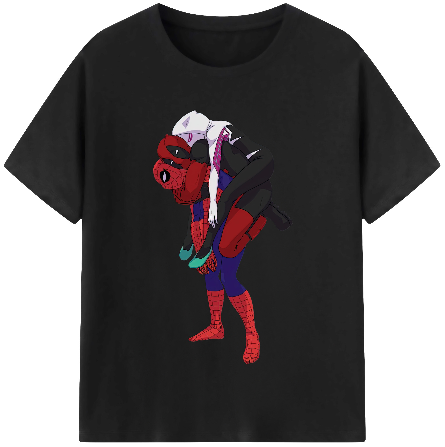 （画像用） Deadpool デッドプール レディースカジュアルプリントTシャツ（綿100％）