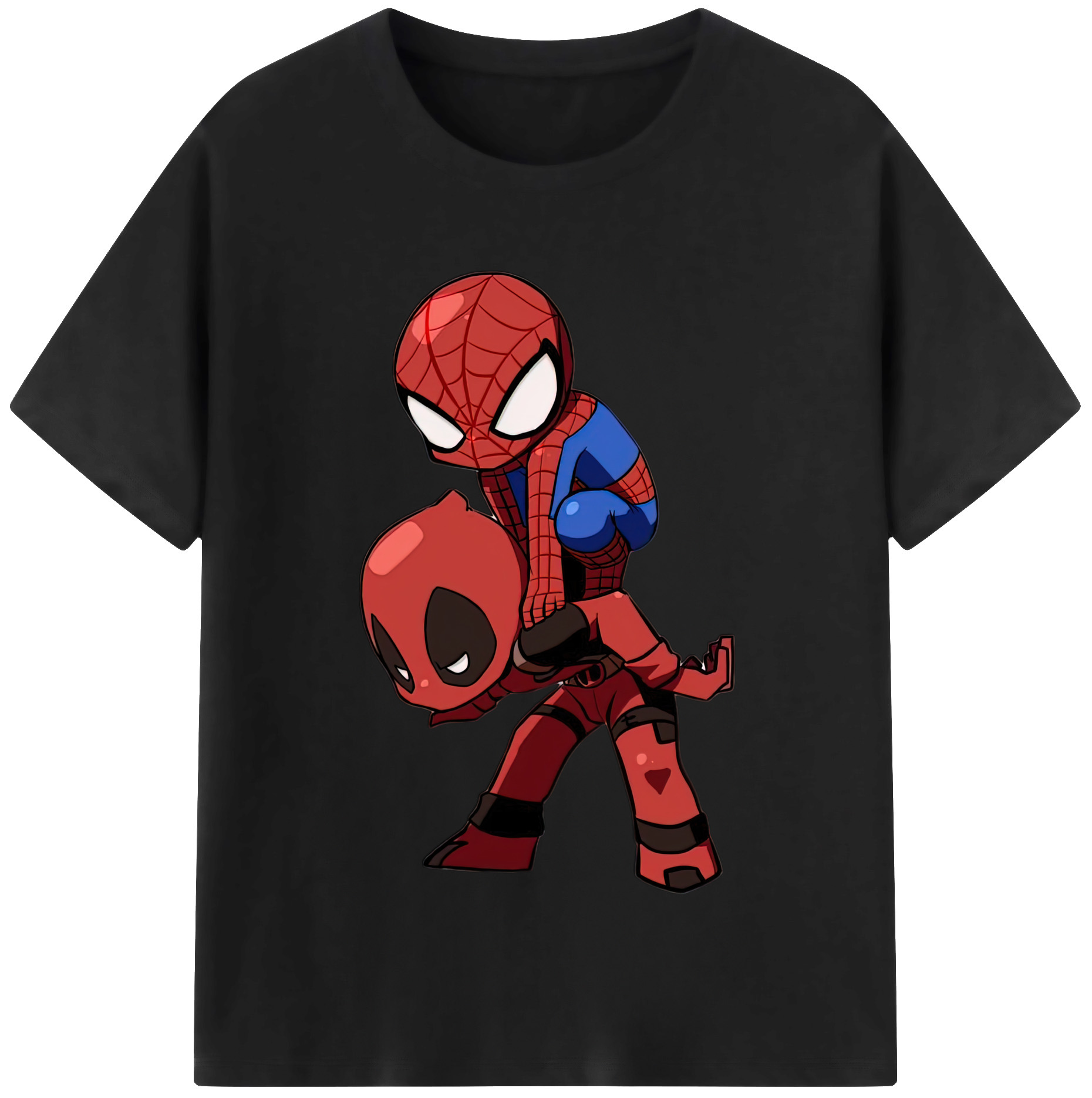 （画像用） Deadpool デッドプール レディースカジュアルプリントTシャツ（綿100％）