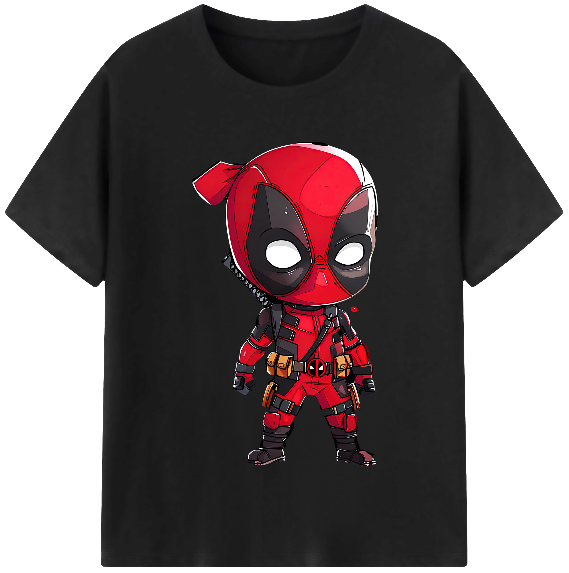 （画像用） Deadpool デッドプール レディースカジュアルプリントTシャツ（綿100％）
