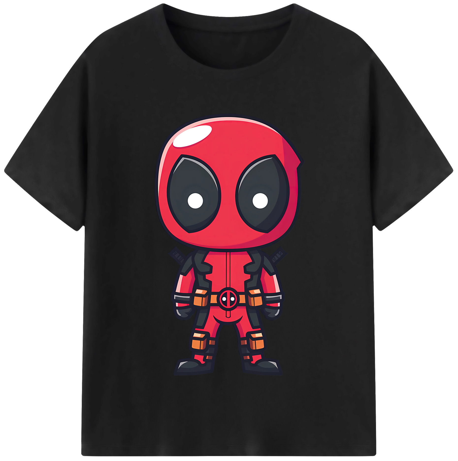 （画像用） Deadpool デッドプール レディースカジュアルプリントTシャツ（綿100％）