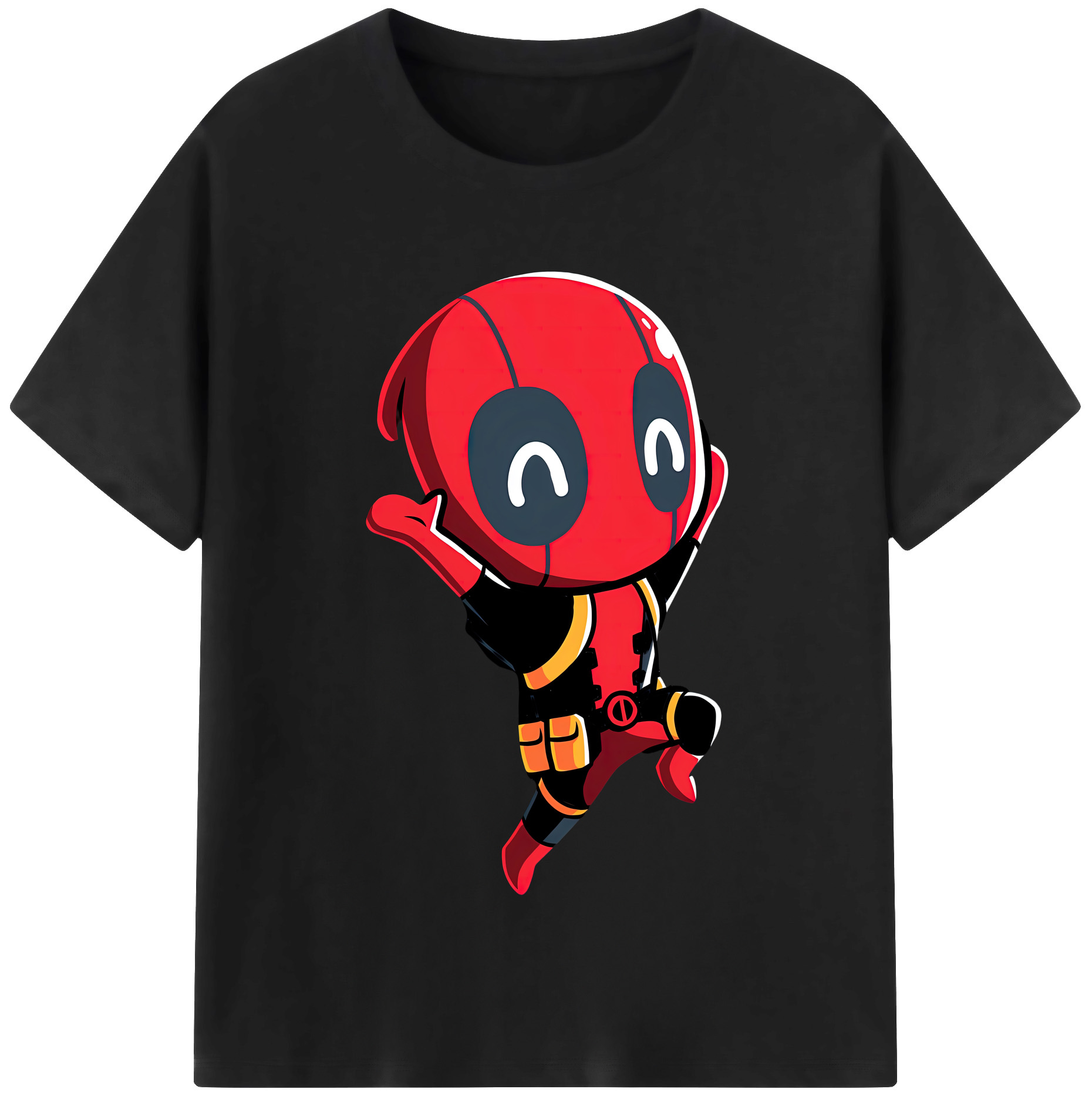 （画像用） Deadpool デッドプール レディースカジュアルプリントTシャツ（綿100％）