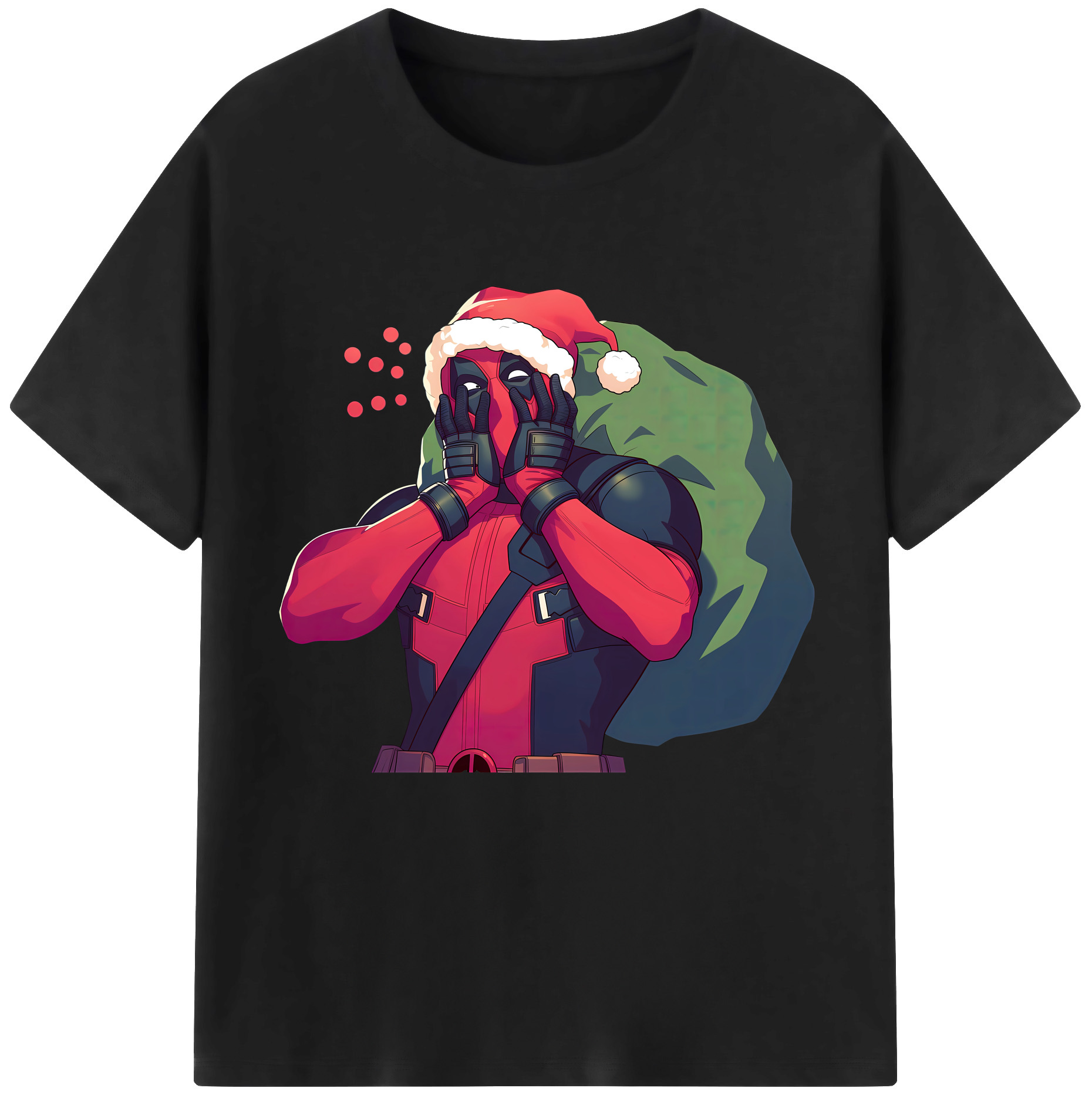 （画像用） Deadpool デッドプール レディースカジュアルプリントTシャツ（綿100％）