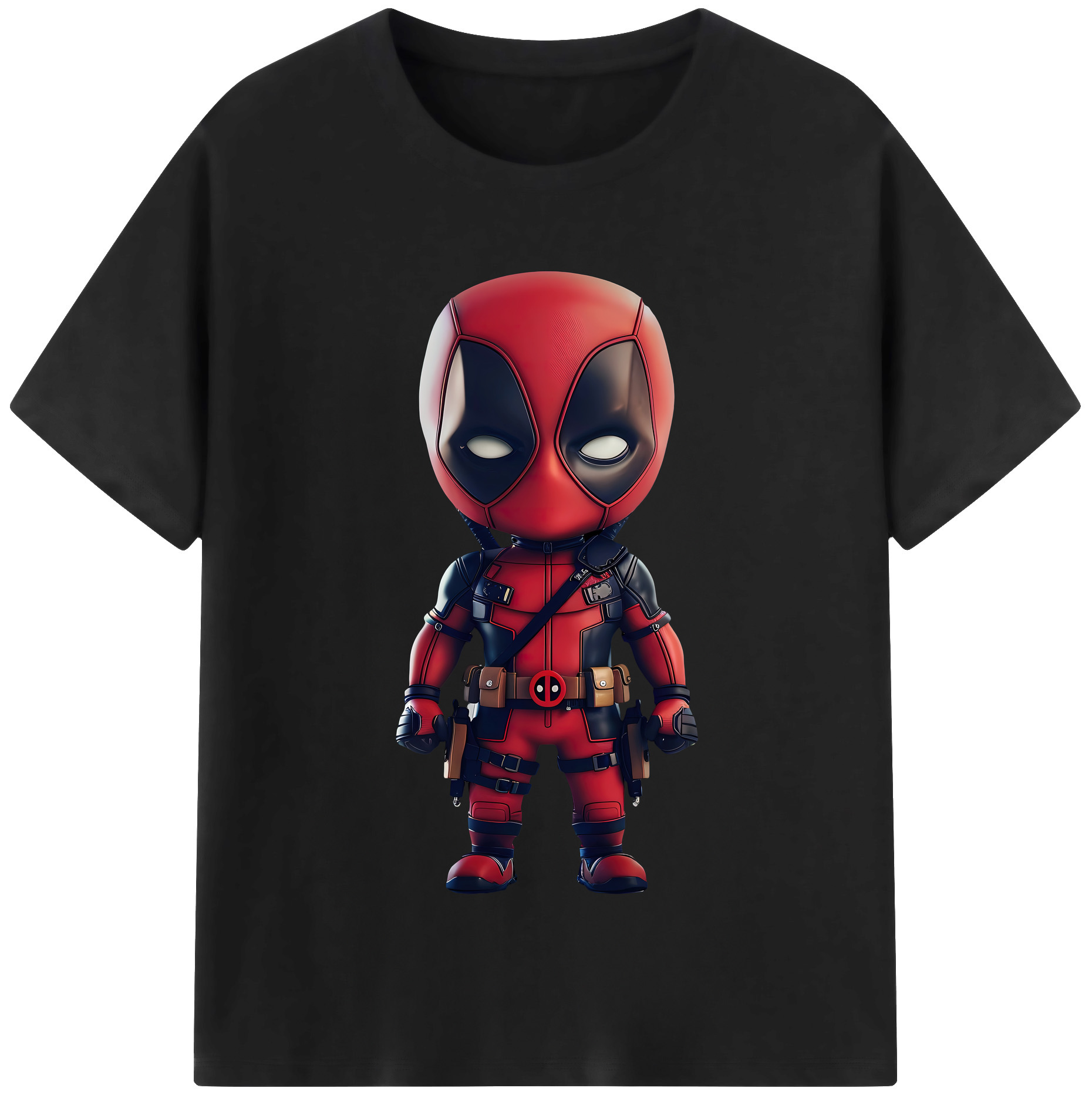 （画像用） Deadpool デッドプール レディースカジュアルプリントTシャツ（綿100％）
