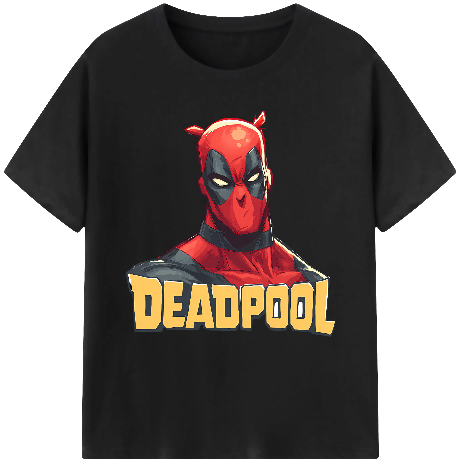 （画像用） Deadpool デッドプール レディースカジュアルプリントTシャツ（綿100％）