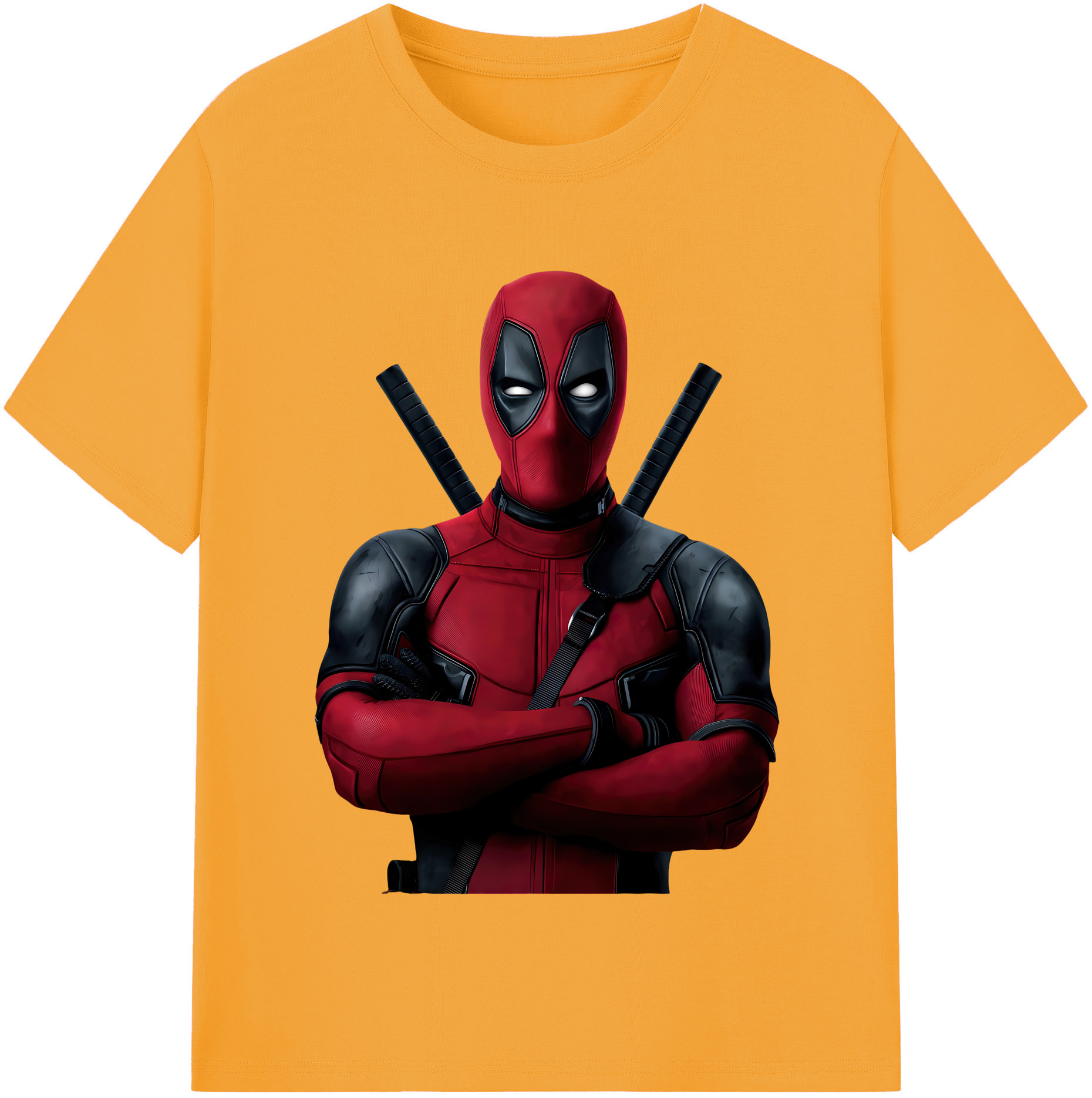 （画像用） Deadpool デッドプール レディースカジュアルプリントTシャツ（綿100％）