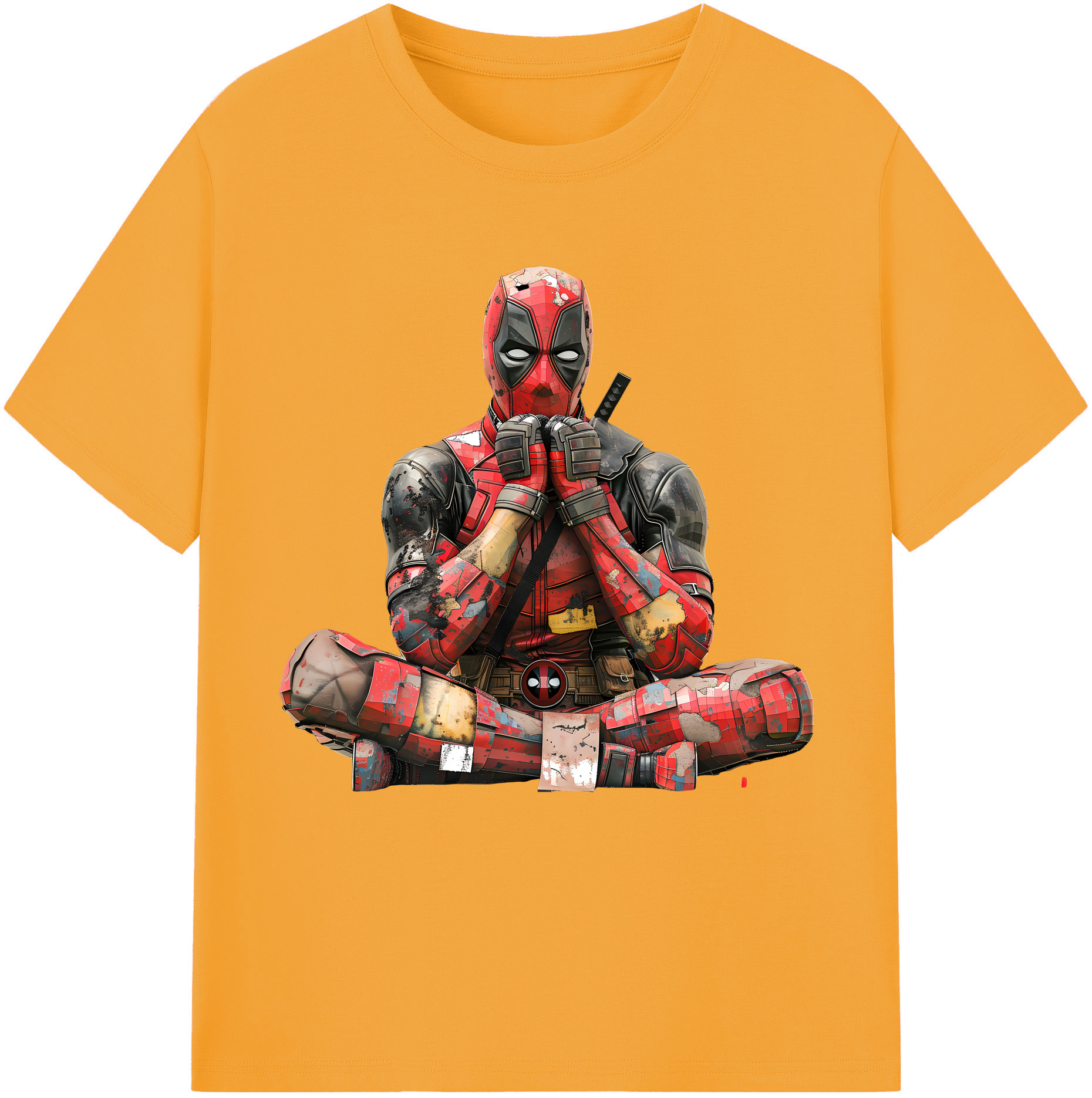 （画像用） Deadpool デッドプール レディースカジュアルプリントTシャツ（綿100％）