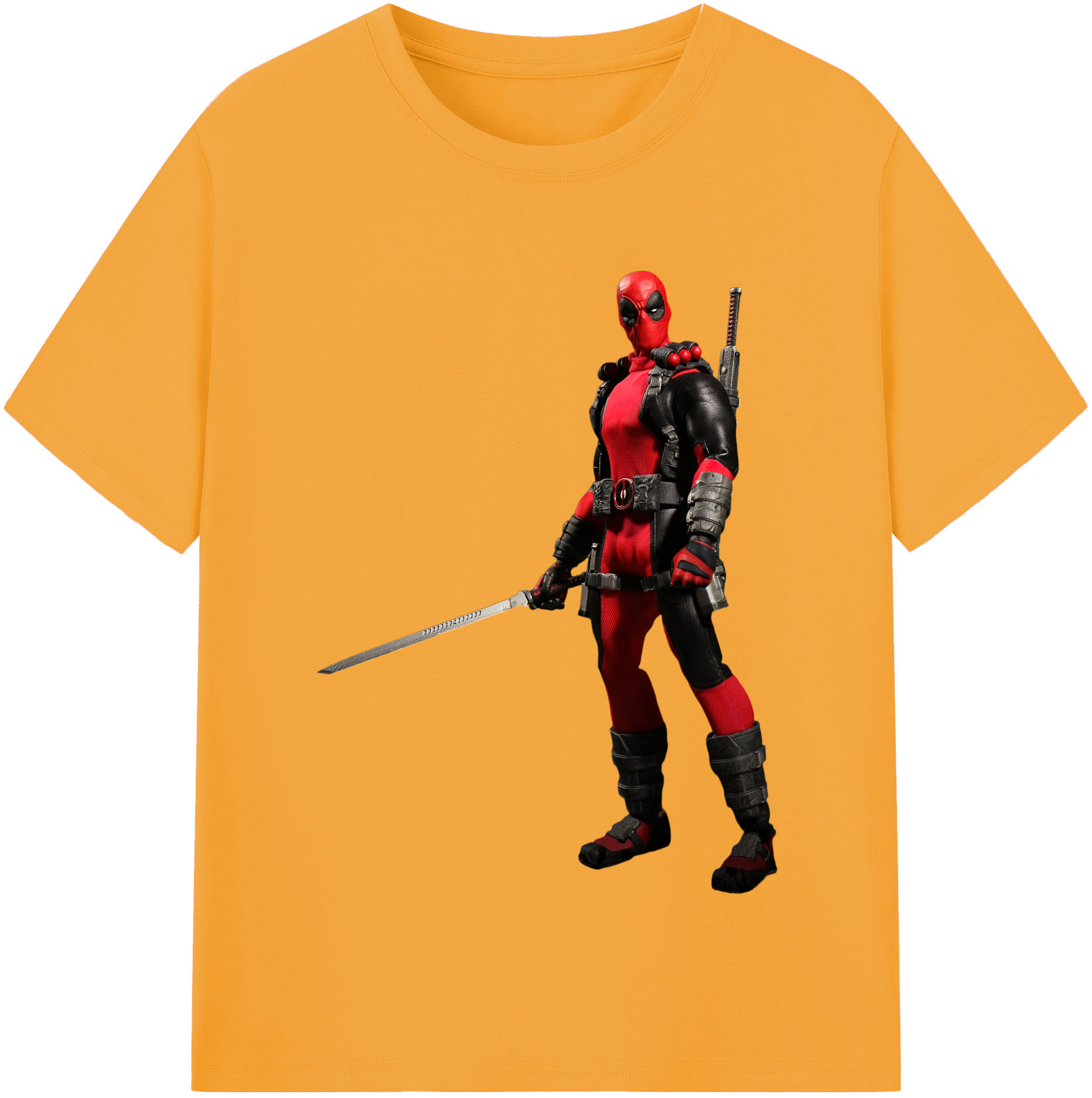 （画像用） Deadpool デッドプール レディースカジュアルプリントTシャツ（綿100％）