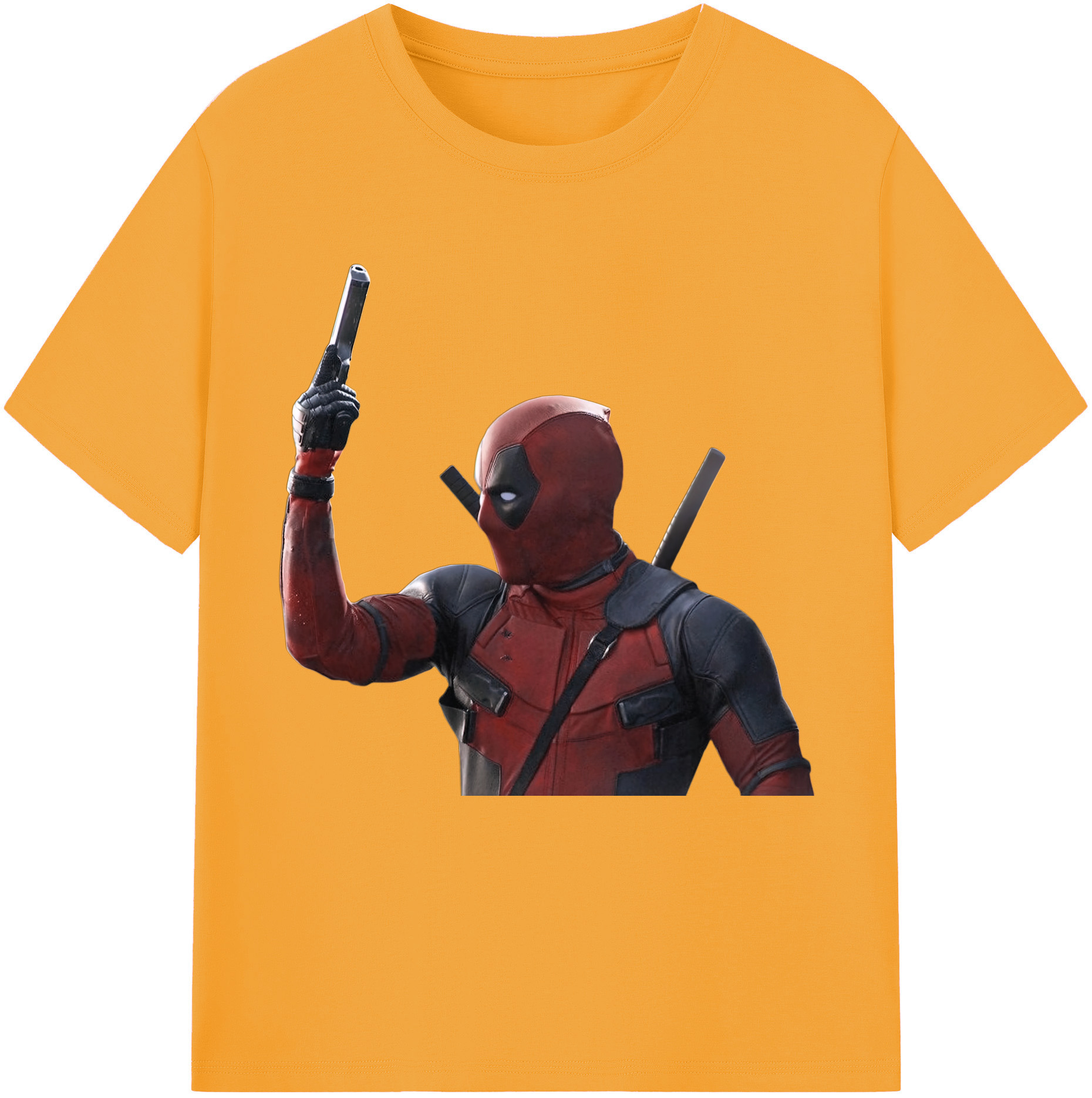 （画像用） Deadpool デッドプール レディースカジュアルプリントTシャツ（綿100％）