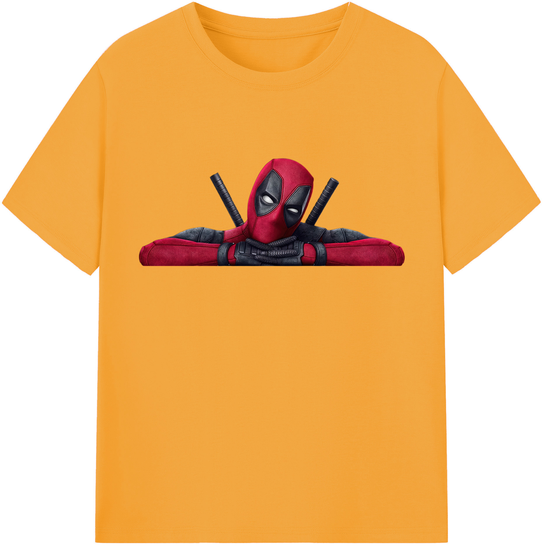 （画像用） Deadpool デッドプール レディースカジュアルプリントTシャツ（綿100％）