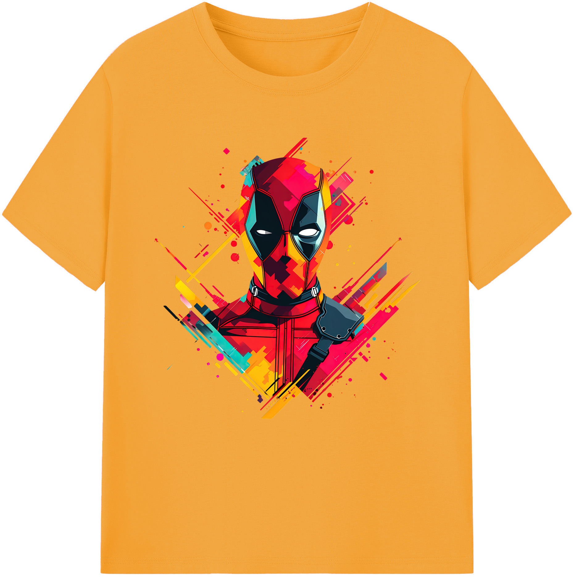 （画像用） Deadpool デッドプール レディースカジュアルプリントTシャツ（綿100％）