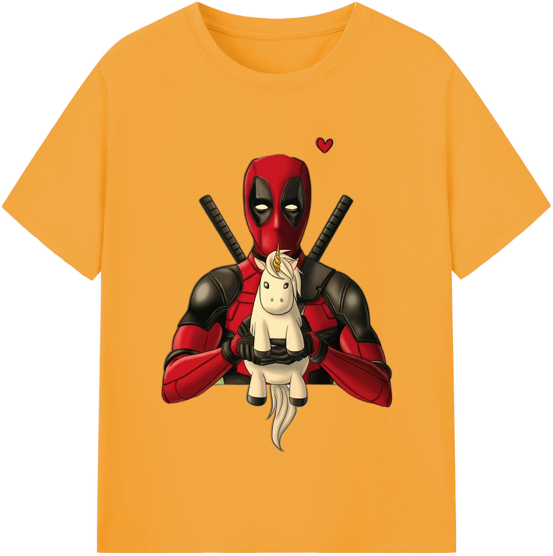 （画像用） Deadpool デッドプール レディースカジュアルプリントTシャツ（綿100％）