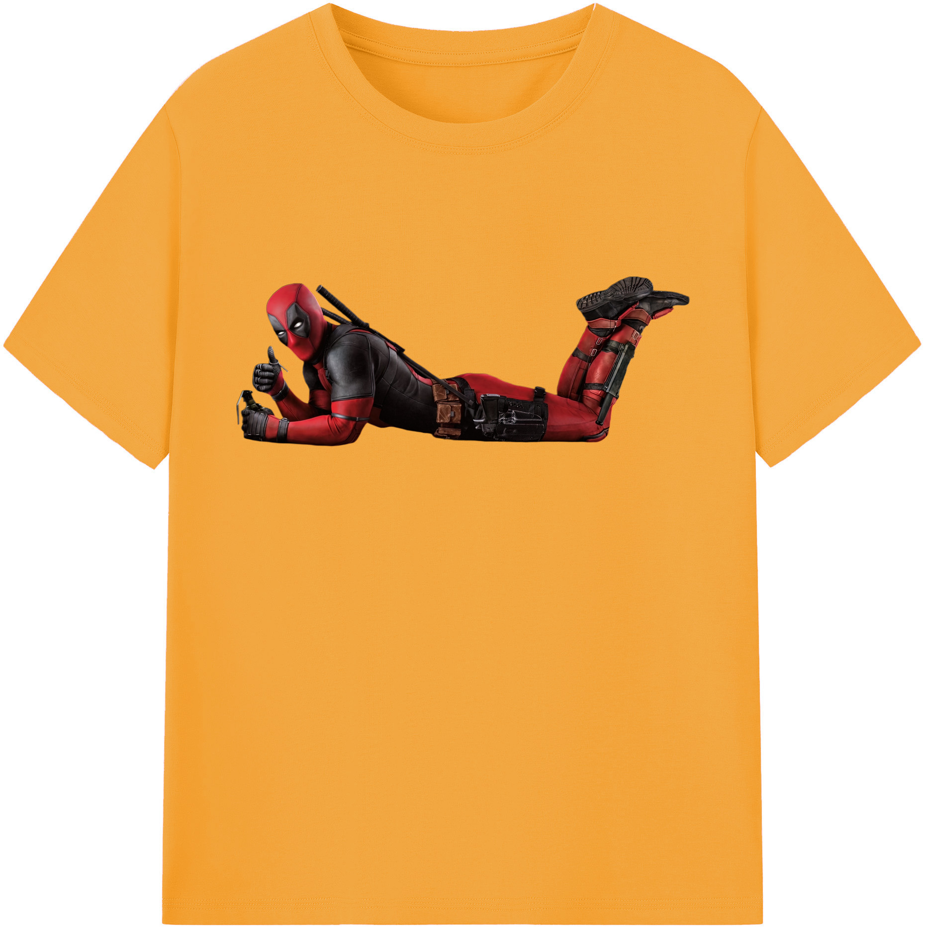 （画像用） Deadpool デッドプール レディースカジュアルプリントTシャツ（綿100％）
