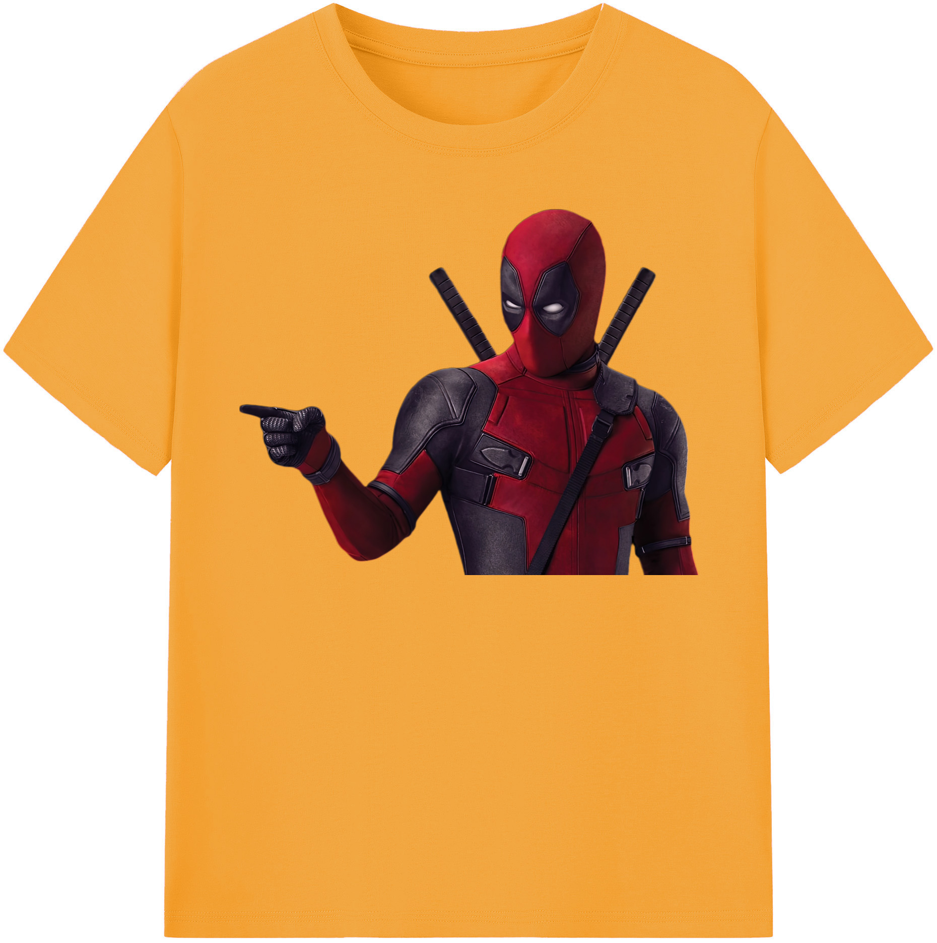 （画像用） Deadpool デッドプール レディースカジュアルプリントTシャツ（綿100％）