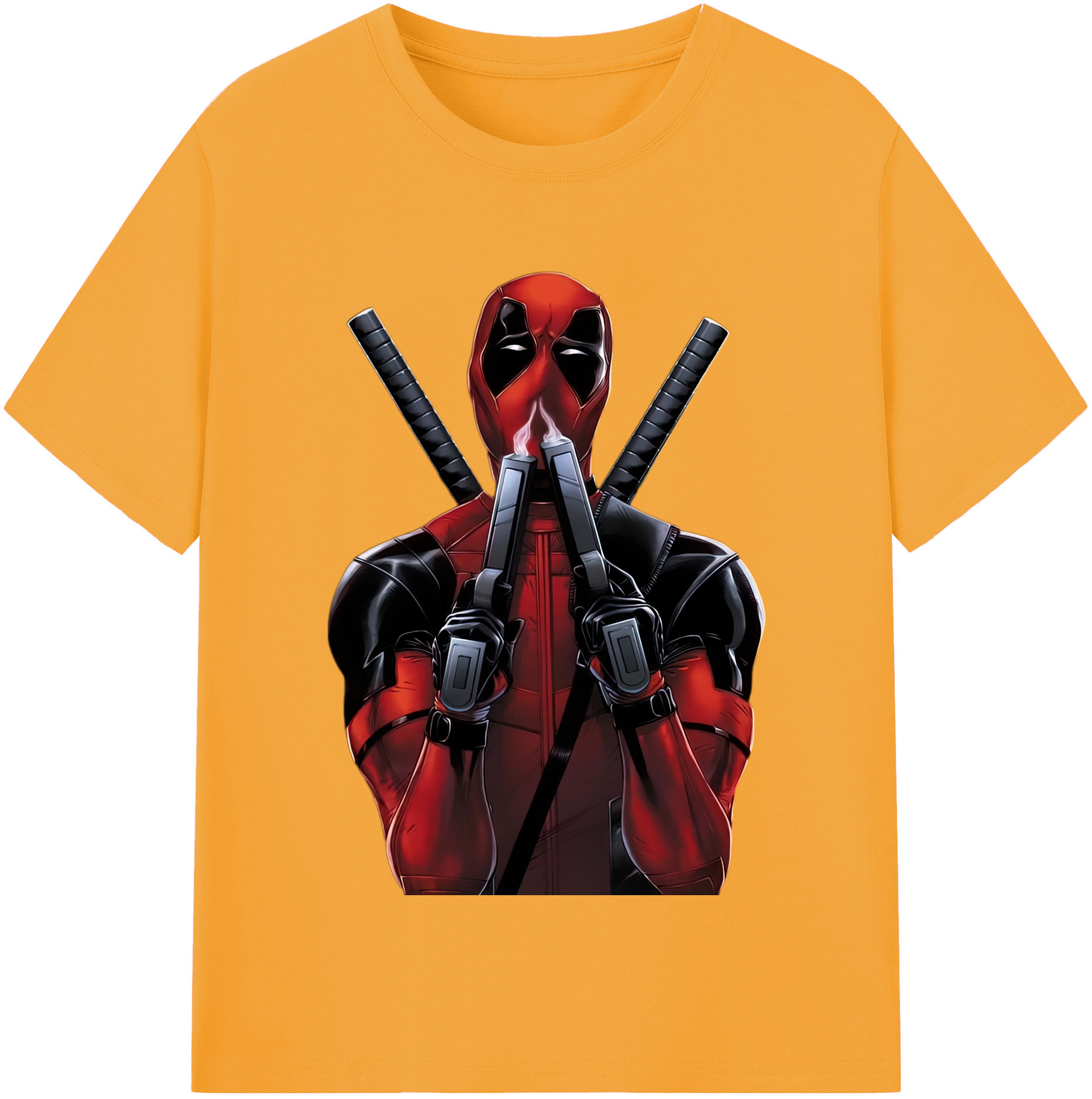 （画像用） Deadpool デッドプール レディースカジュアルプリントTシャツ（綿100％）
