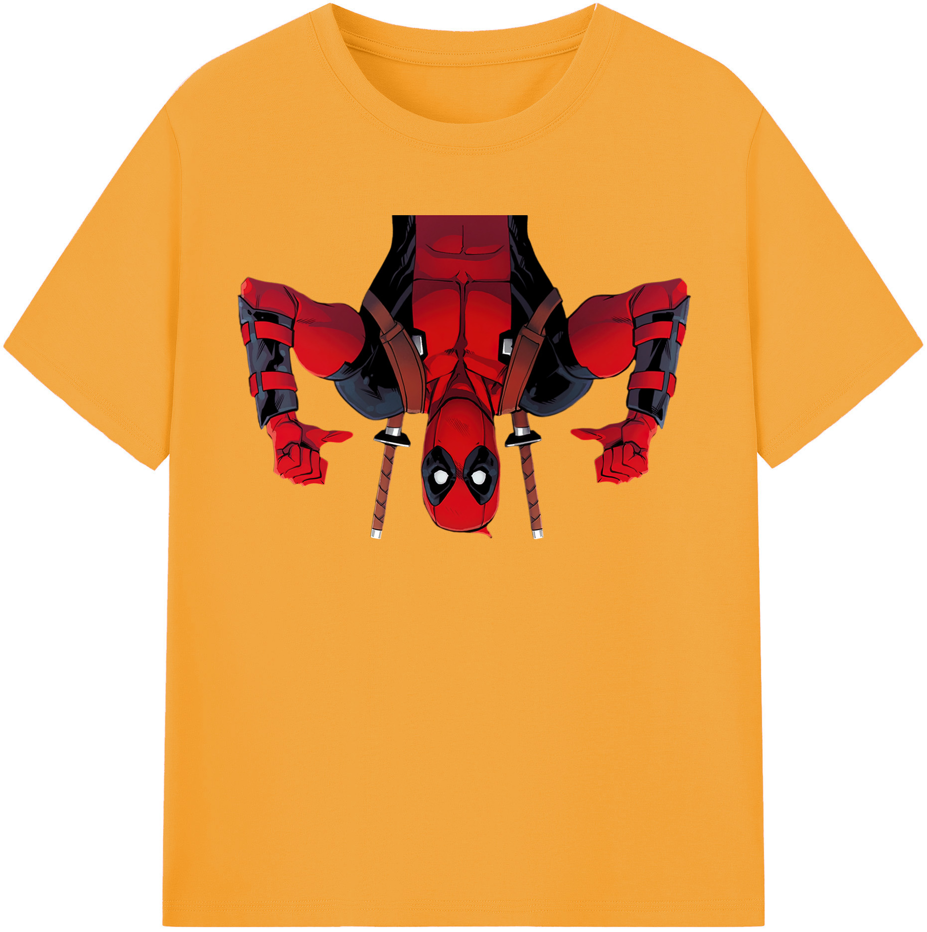（画像用） Deadpool デッドプール レディースカジュアルプリントTシャツ（綿100％）