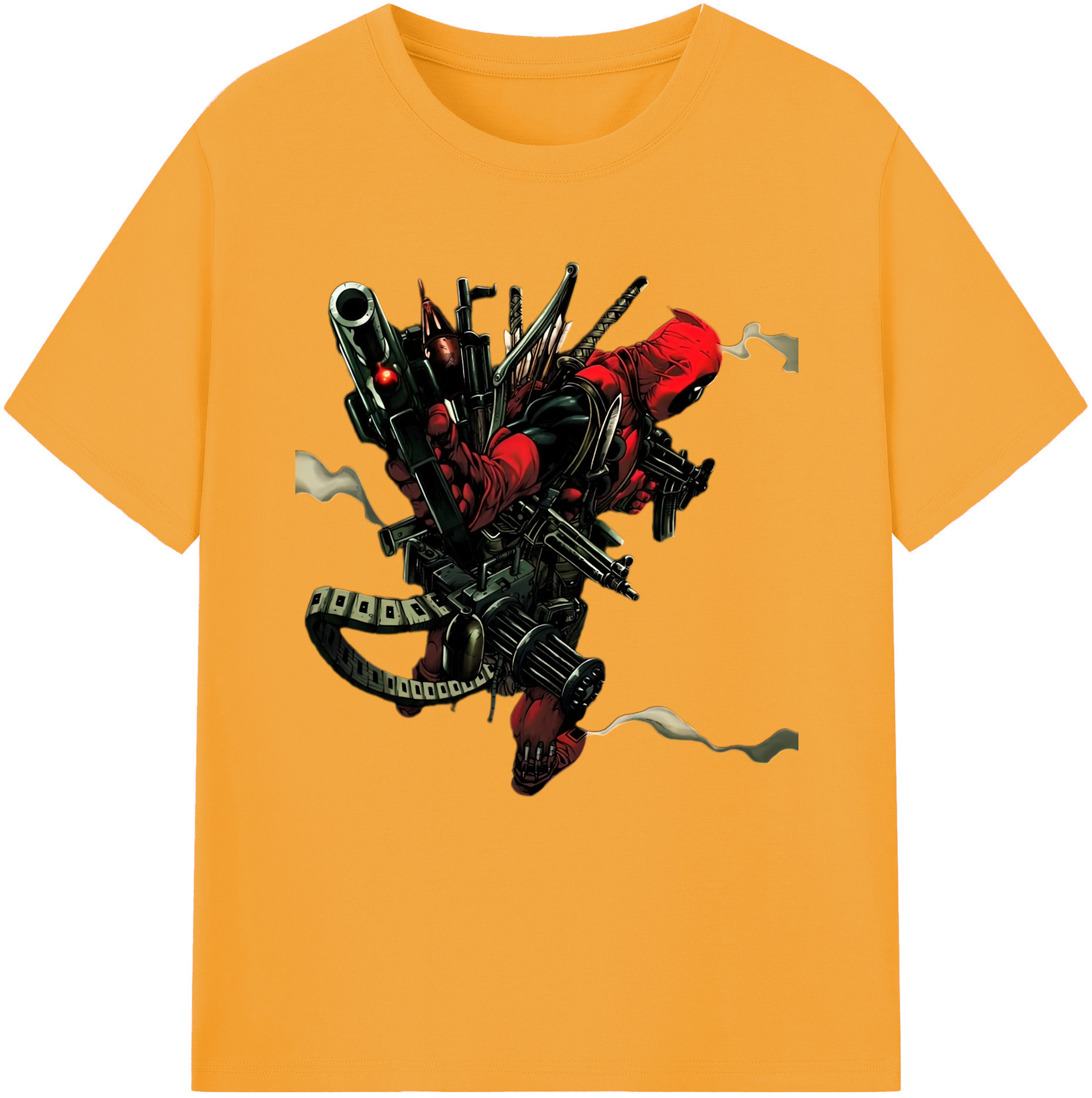（画像用） Deadpool デッドプール レディースカジュアルプリントTシャツ（綿100％）