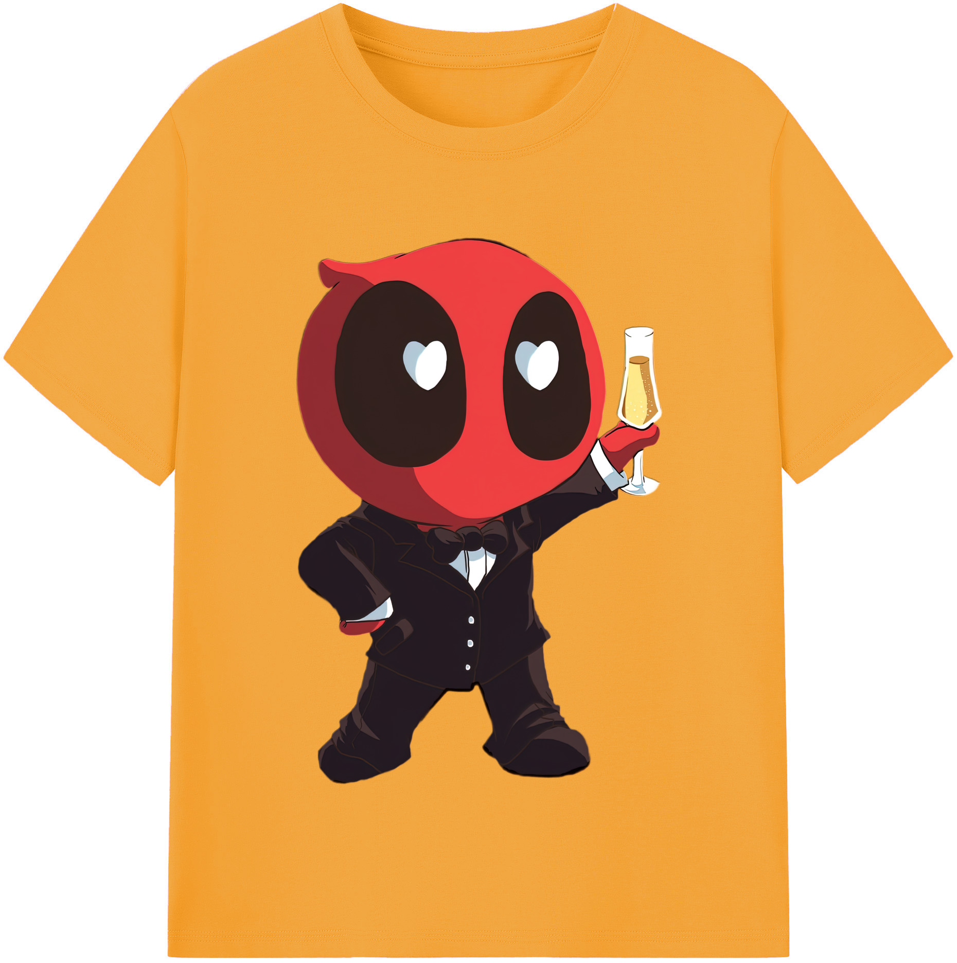（画像用） Deadpool デッドプール レディースカジュアルプリントTシャツ（綿100％）
