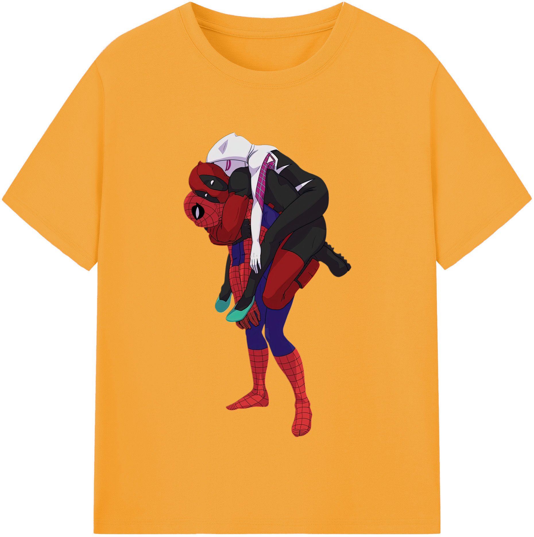 （画像用） Deadpool デッドプール レディースカジュアルプリントTシャツ（綿100％）